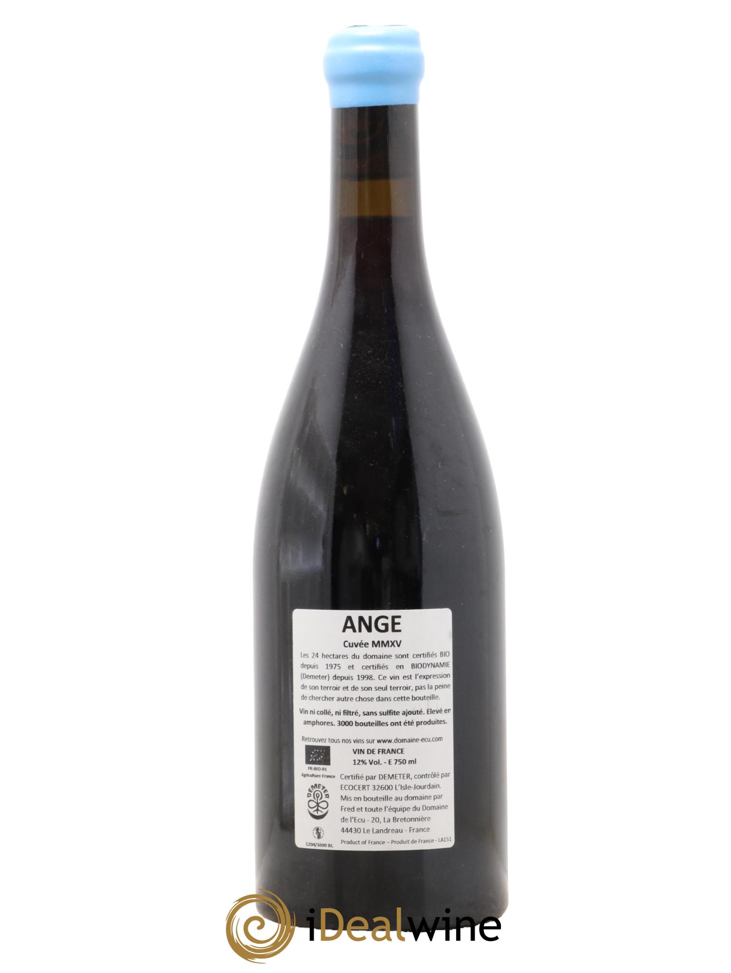 Vin de France Ange Domaine de L'Ecu 2015 - Posten von 1 Flasche - 1