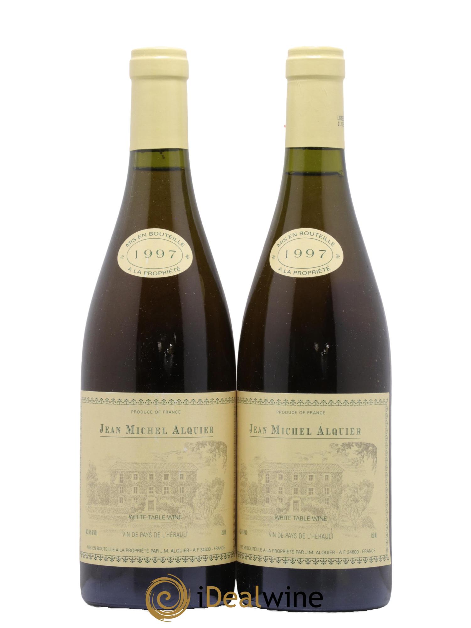 IGP Pays d'Hérault (Vin de Pays de l'Hérault) Domaine Alquier 1997 - Lot of 2 bottles - 0