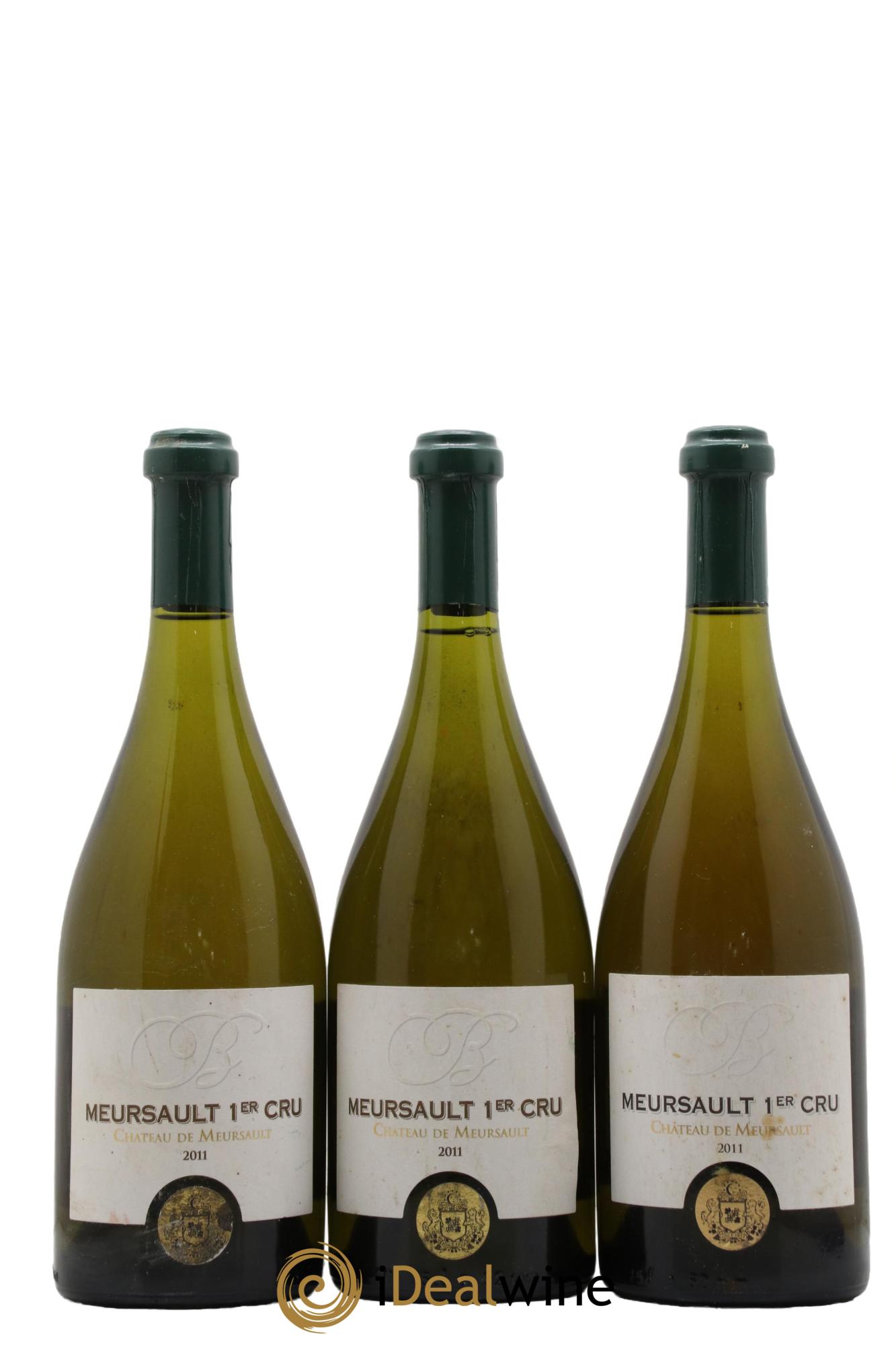 Meursault 1er Cru Château de Meursault  2011 - Lot of 3 bottles - 0