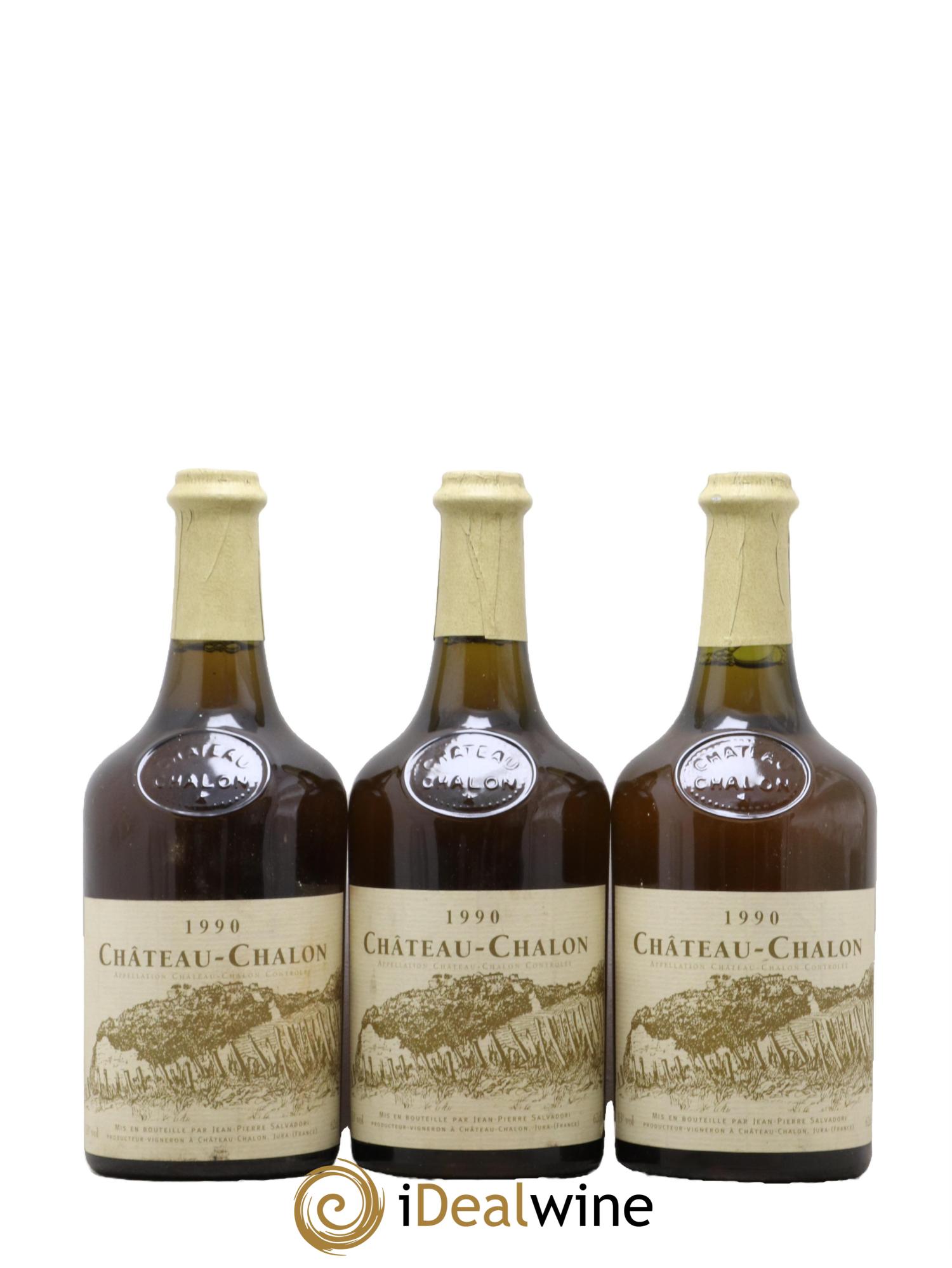 Château-Chalon Domaine Salvadori 1990 - Posten von 3 Clavelin - 0