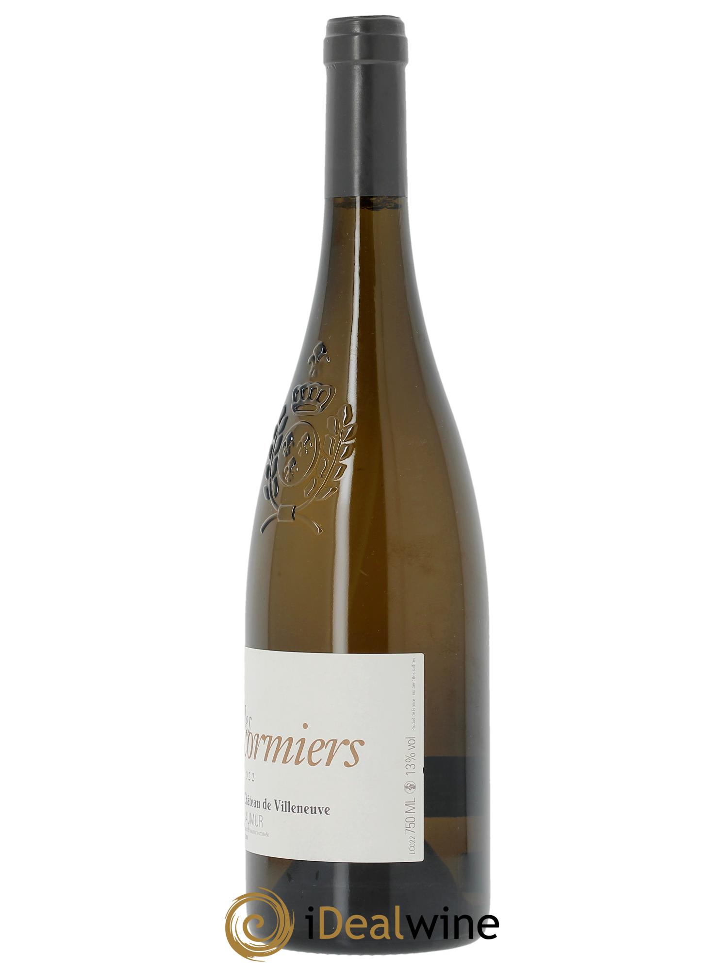 Saumur Les Cormiers Château de Villeneuve  2022 - Lot de 1 bouteille - 1