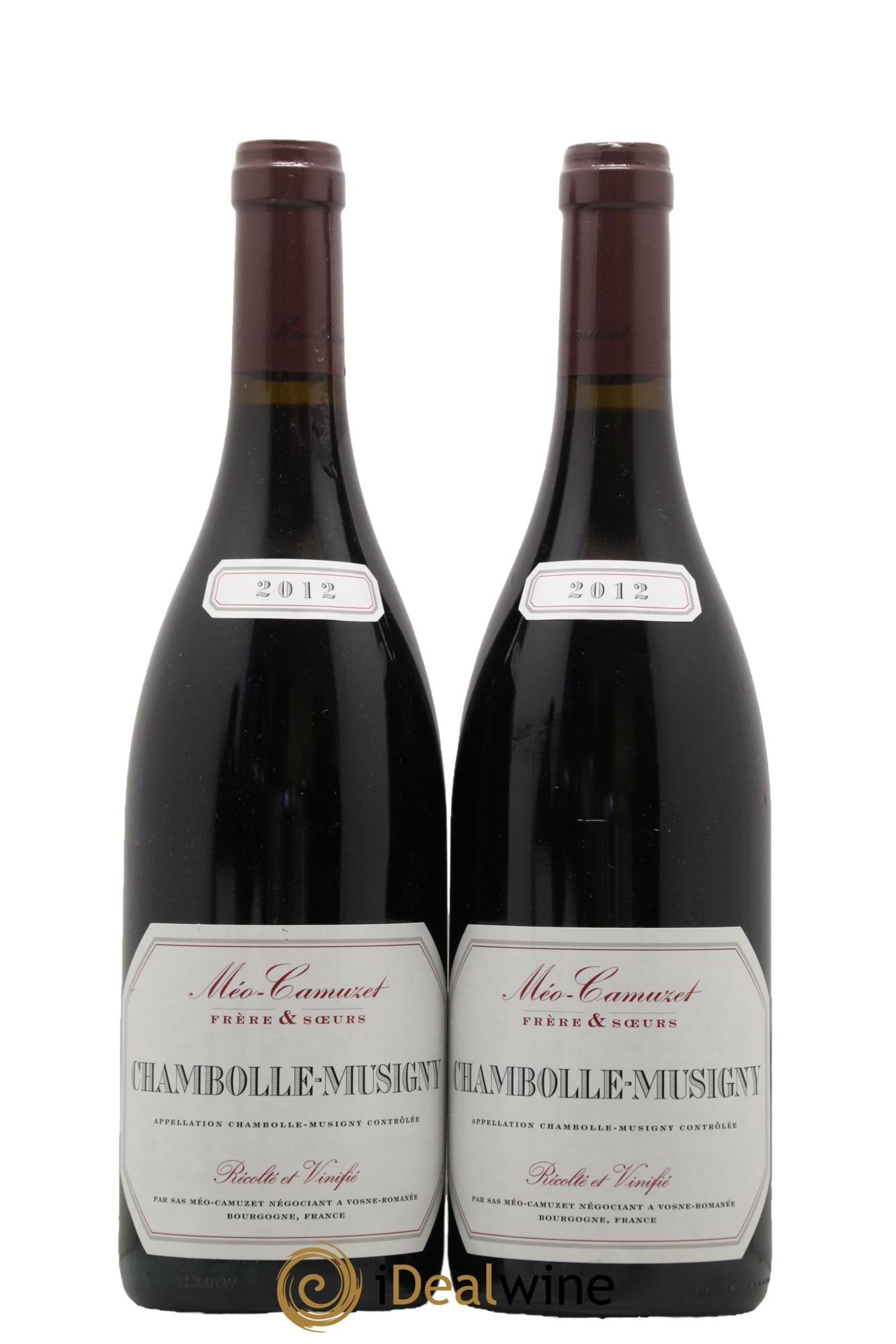 Chambolle-Musigny Méo-Camuzet (Frères et Soeurs) 2012 - Lot de 2 bouteilles - 0