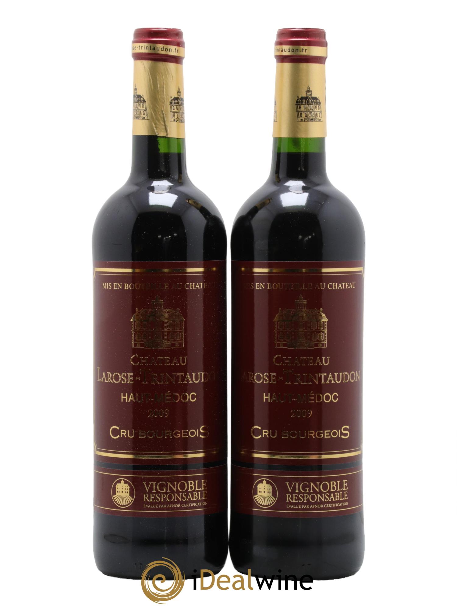 Château Larose Trintaudon Cru Bourgeois 2009 - Lotto di 2 bottiglie - 0