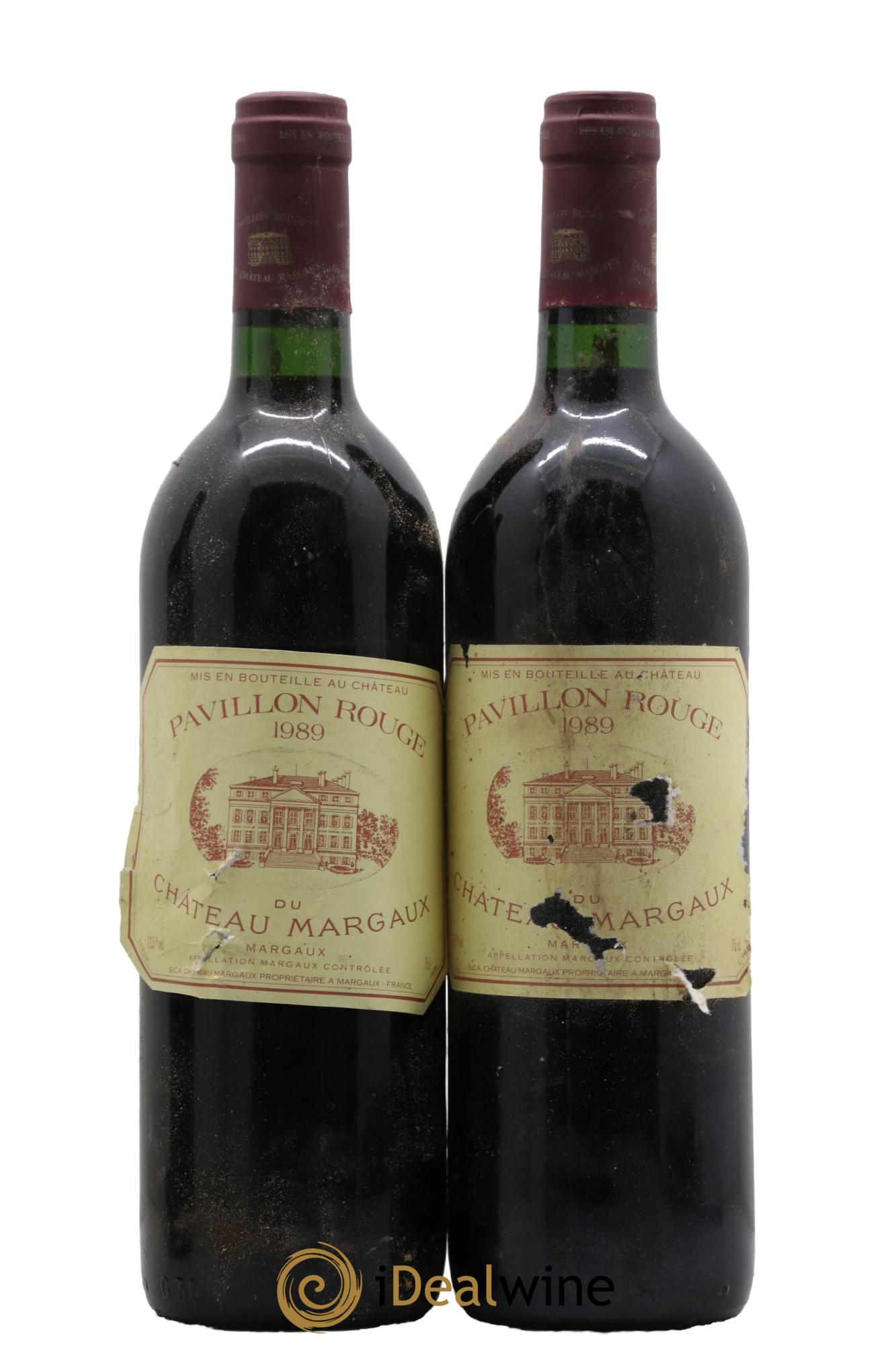 Pavillon Rouge du Château Margaux Second Vin 1989 - Lot de 2 bouteilles - 0