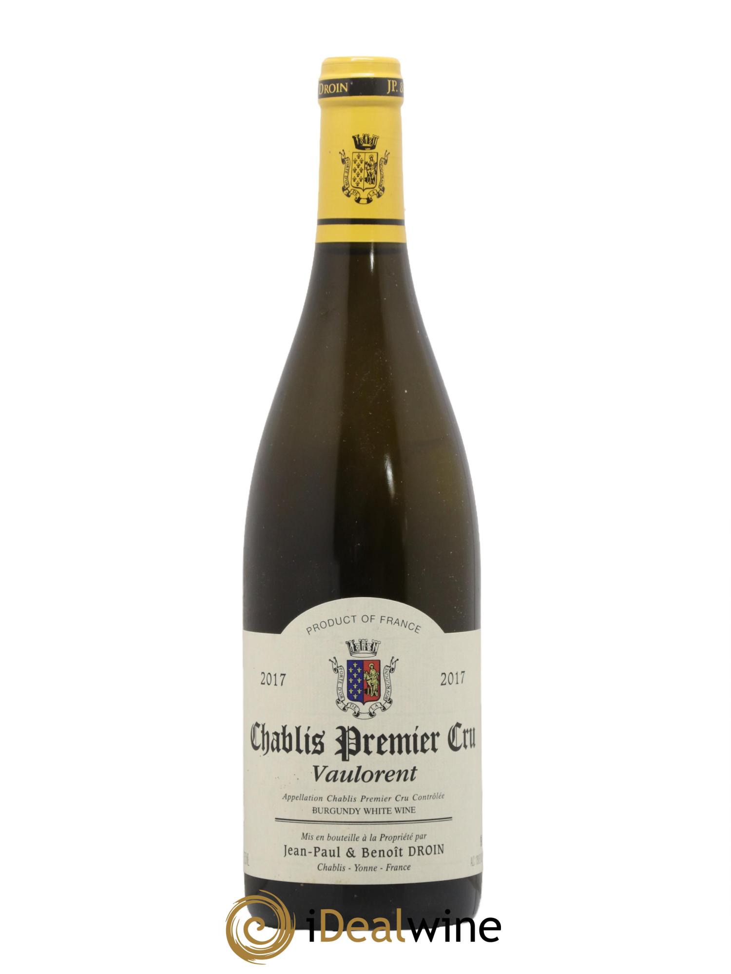 Chablis 1er Cru Vaulorent Jean-Paul & Benoît Droin (Domaine) 2017 - Posten von 1 Flasche - 0