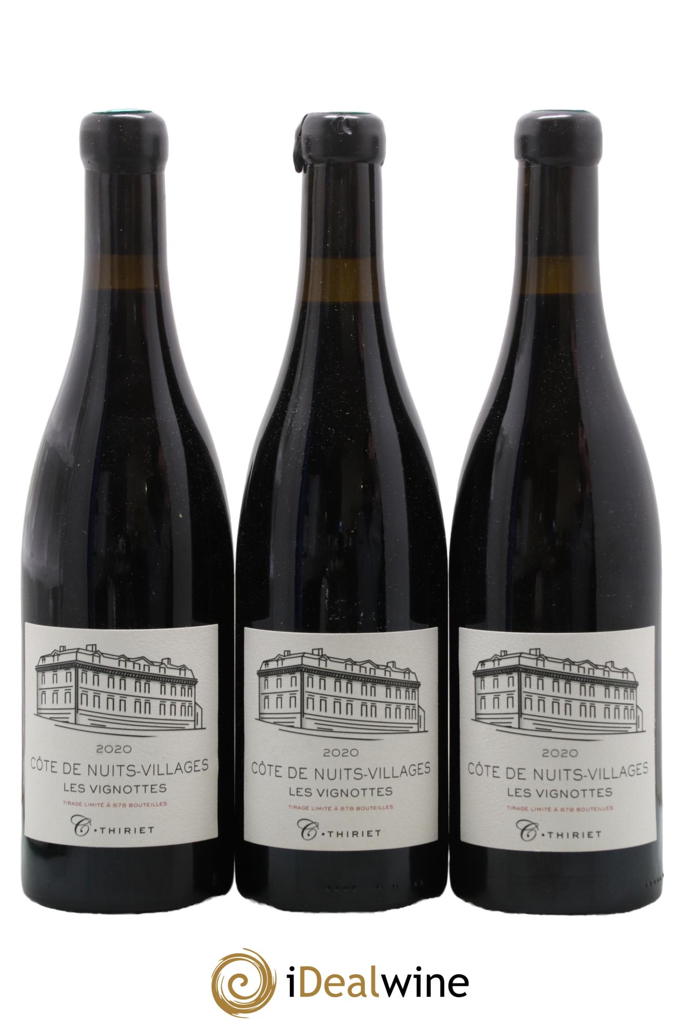 Côte de Nuits-Villages Les Vignottes Maison Thiriet 2020 - Lot de 3 bouteilles - 0