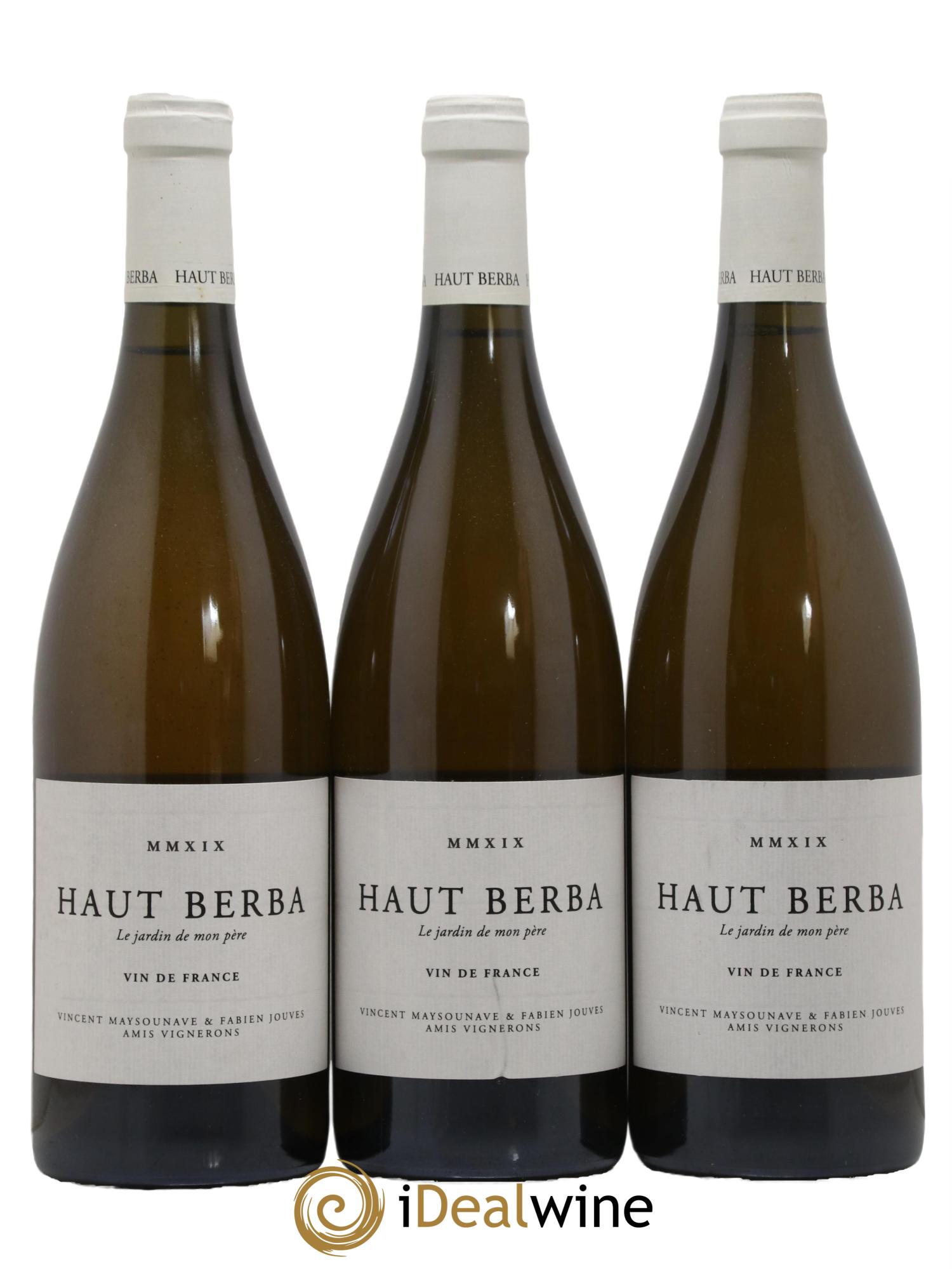 Vin de France Haut Berba Vincent Maysounave & Fabien Jouves 2019 - Lot of 3 bottles - 0