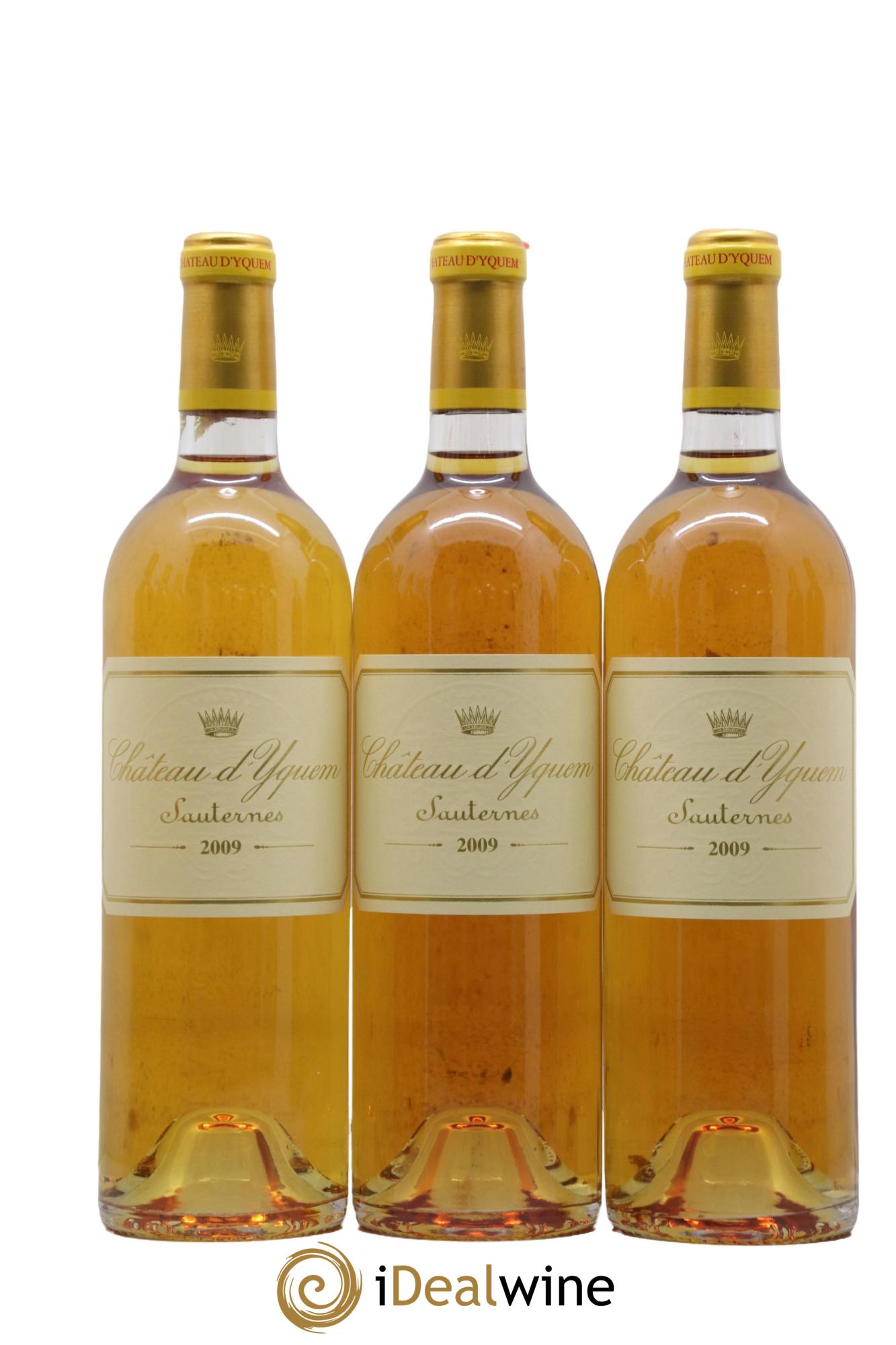 Château d' Yquem 1er Cru Classé Supérieur 2009 - Lot de 12 bouteilles - 1