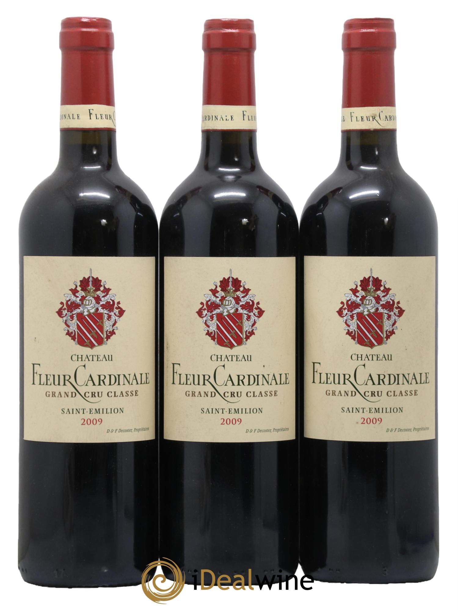 Château Fleur Cardinale Grand Cru Classé 2009 - Lot de 3 bouteilles - 0