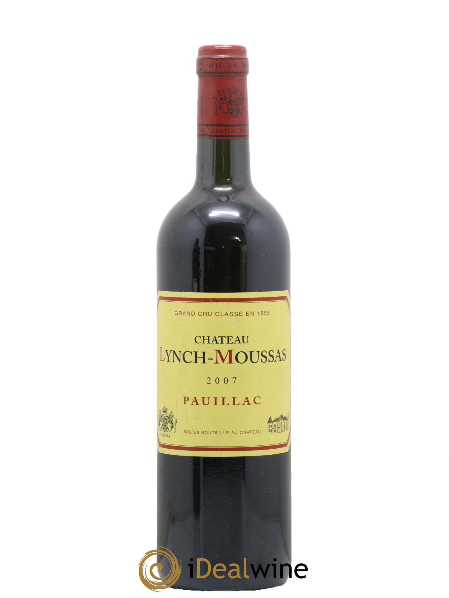 Château Lynch Moussas 5ème Grand Cru Classé 2007 - Lot de 1 bouteille - 0