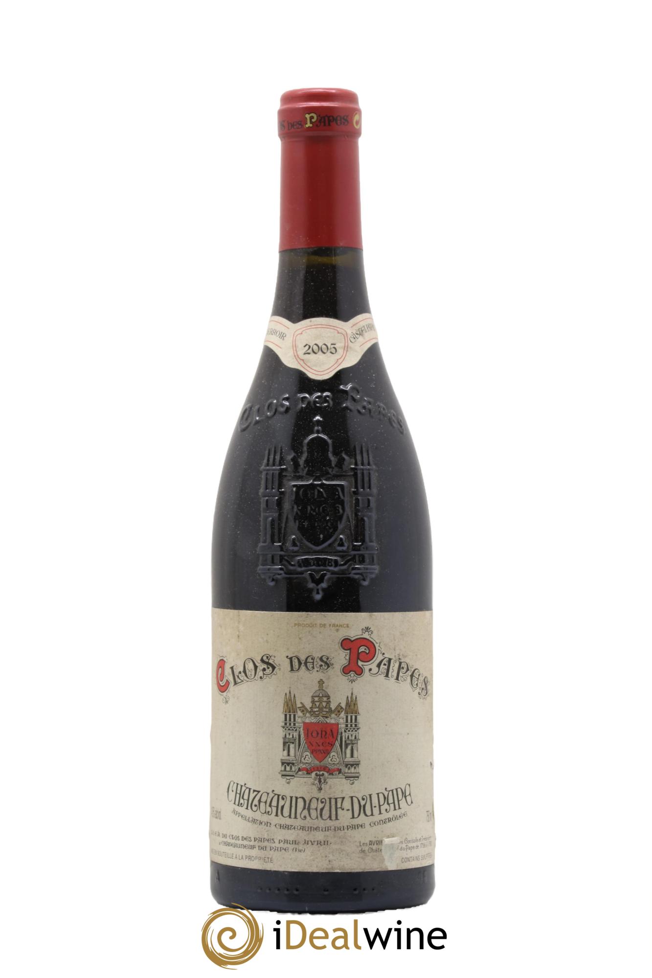 Châteauneuf-du-Pape Clos des Papes - Paul Avril 2005 - Lot de 1 bouteille - 0