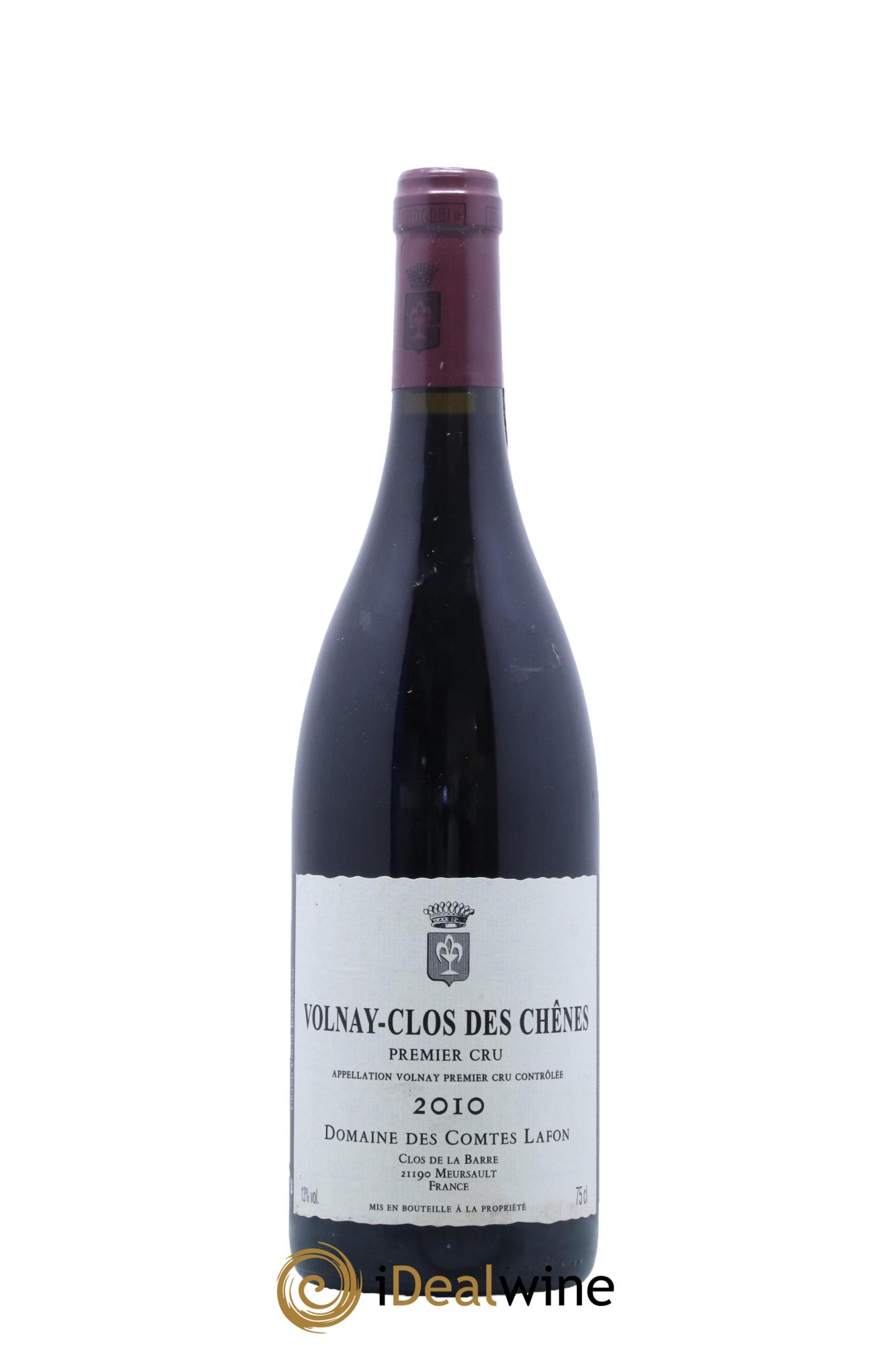 Volnay 1er Cru Clos des Chênes Comtes Lafon (Domaine des)  2010 - Lot de 1 bouteille - 0