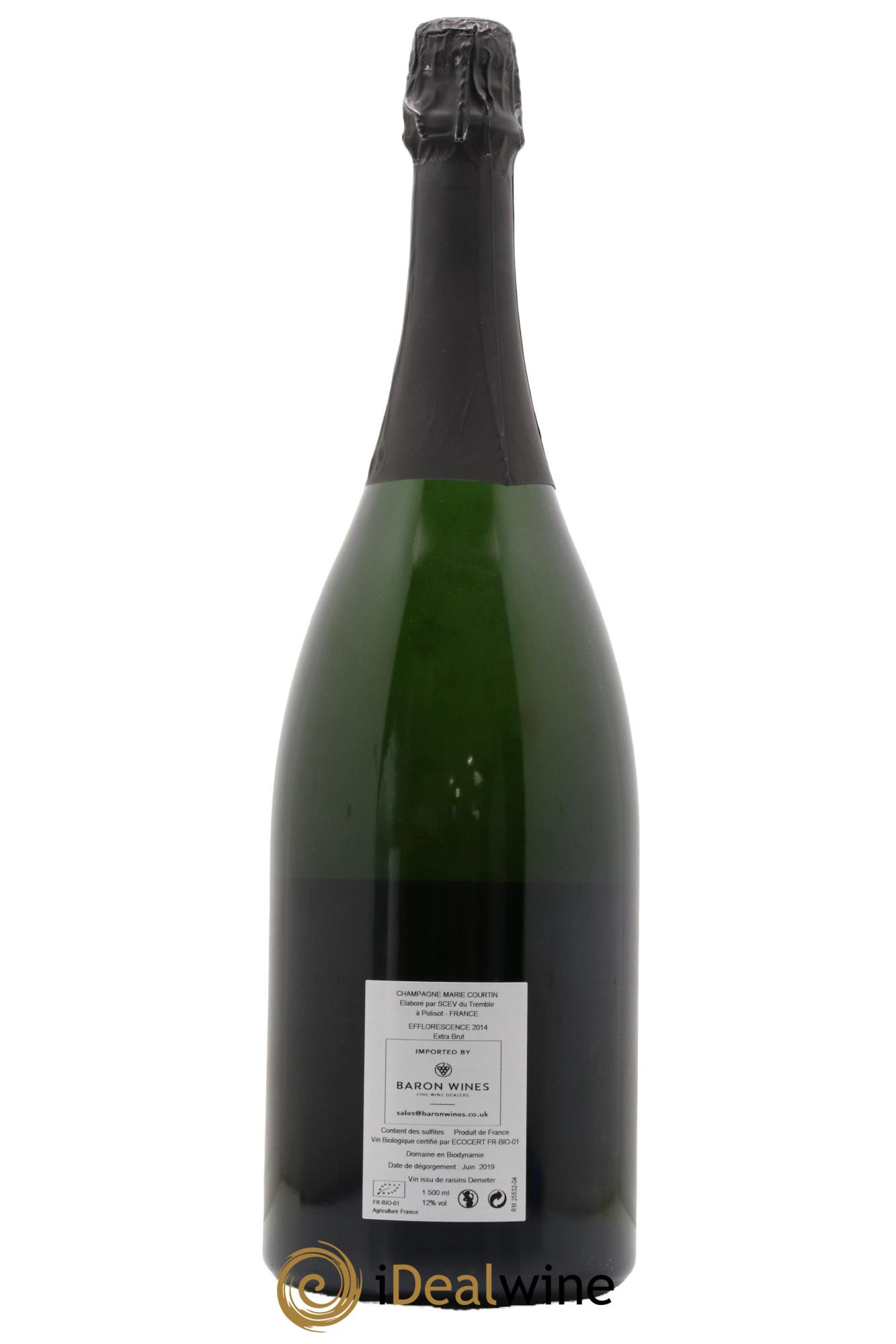 Efflorescence Extra-Brut Marie Courtin 2014 - Lotto di 1 magnum - 1