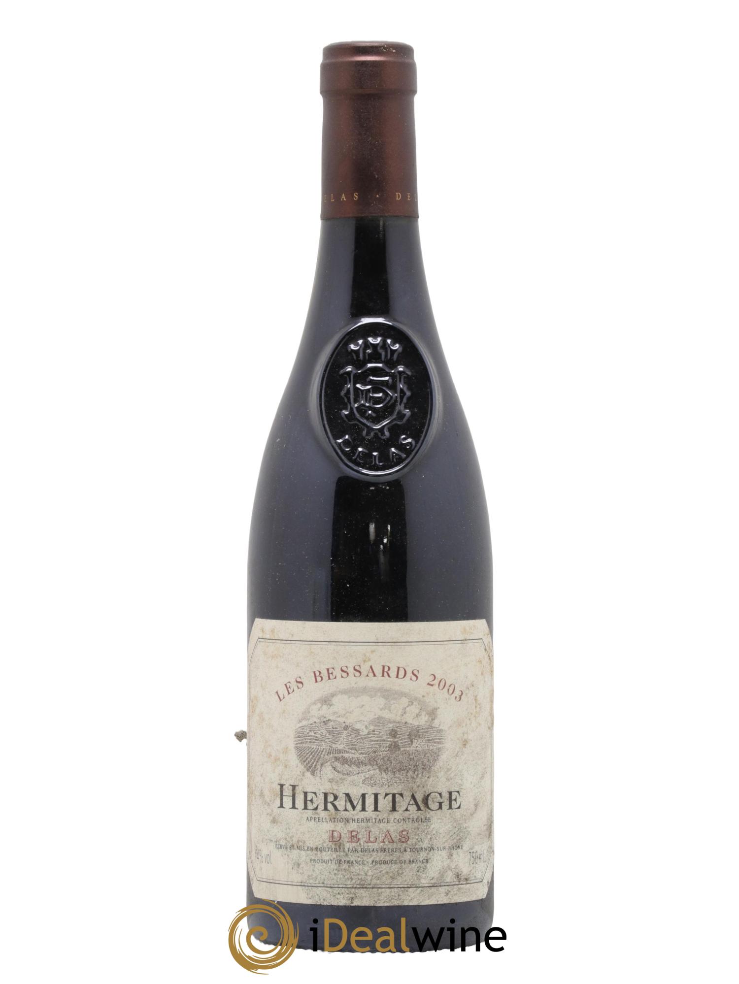 Hermitage Les Bessards Delas Frères 2003 - Posten von 1 Flasche - 0