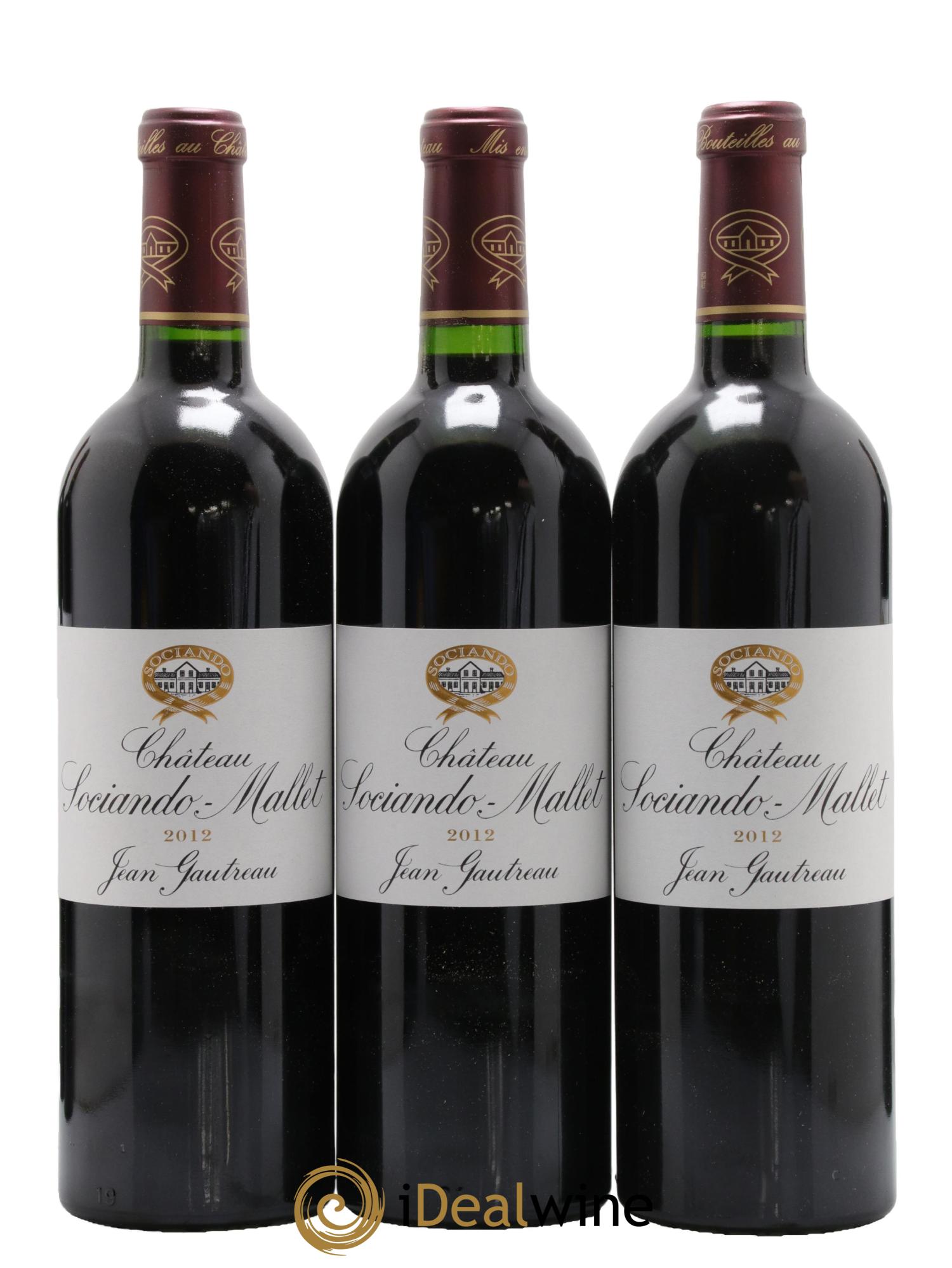 Château Sociando Mallet 2012 - Lot of 12 bottles - 3