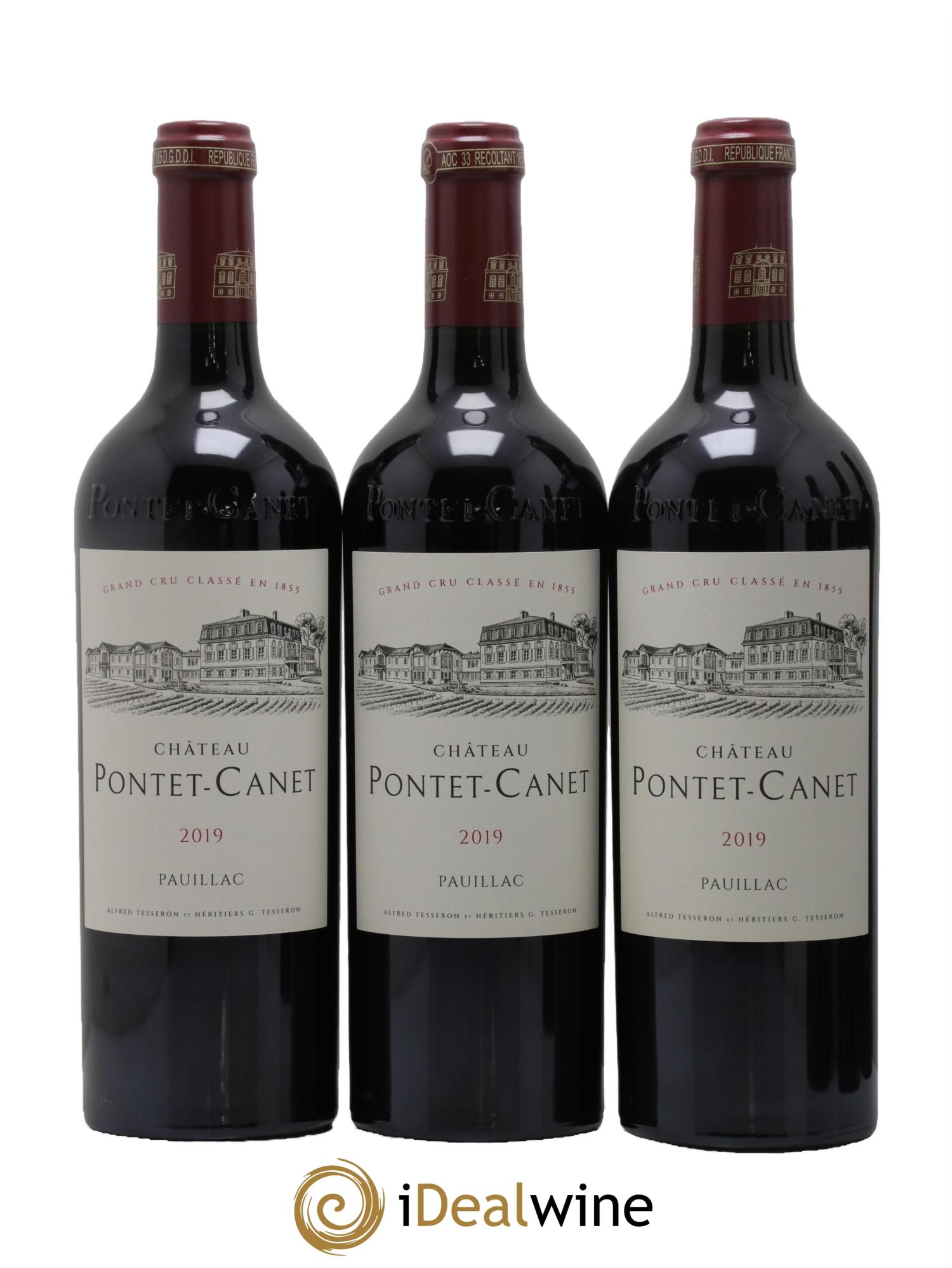 Château Pontet Canet 5ème Grand Cru Classé 2019 - Lotto di 6 bottiglie - 1