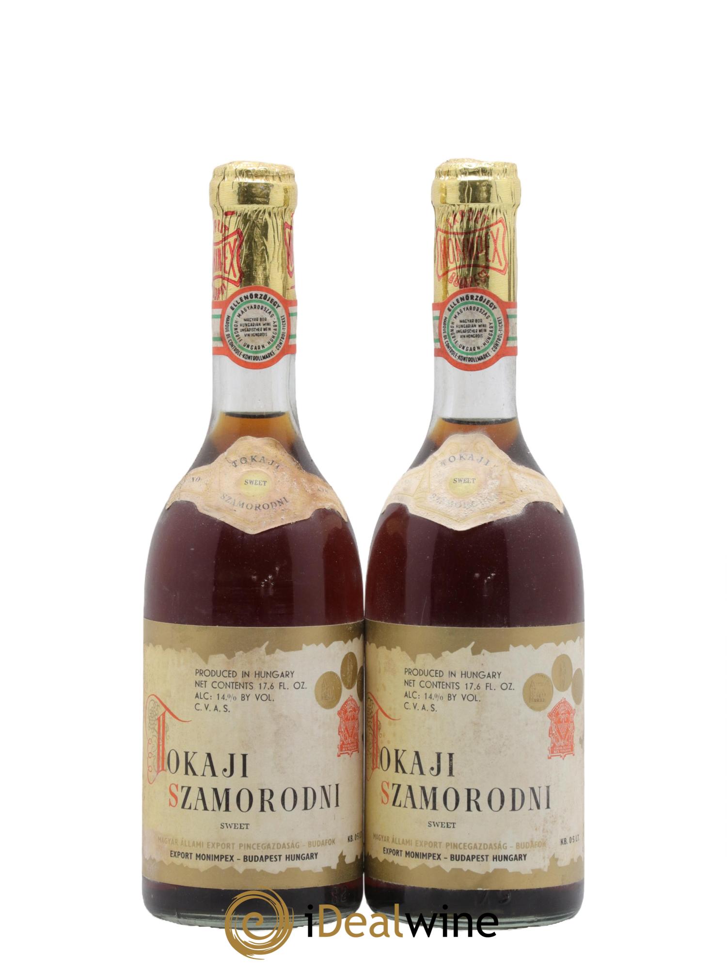 Tokaji Szamorodni Monimpex 1961 - Lotto di 2 formati 50cl - 0