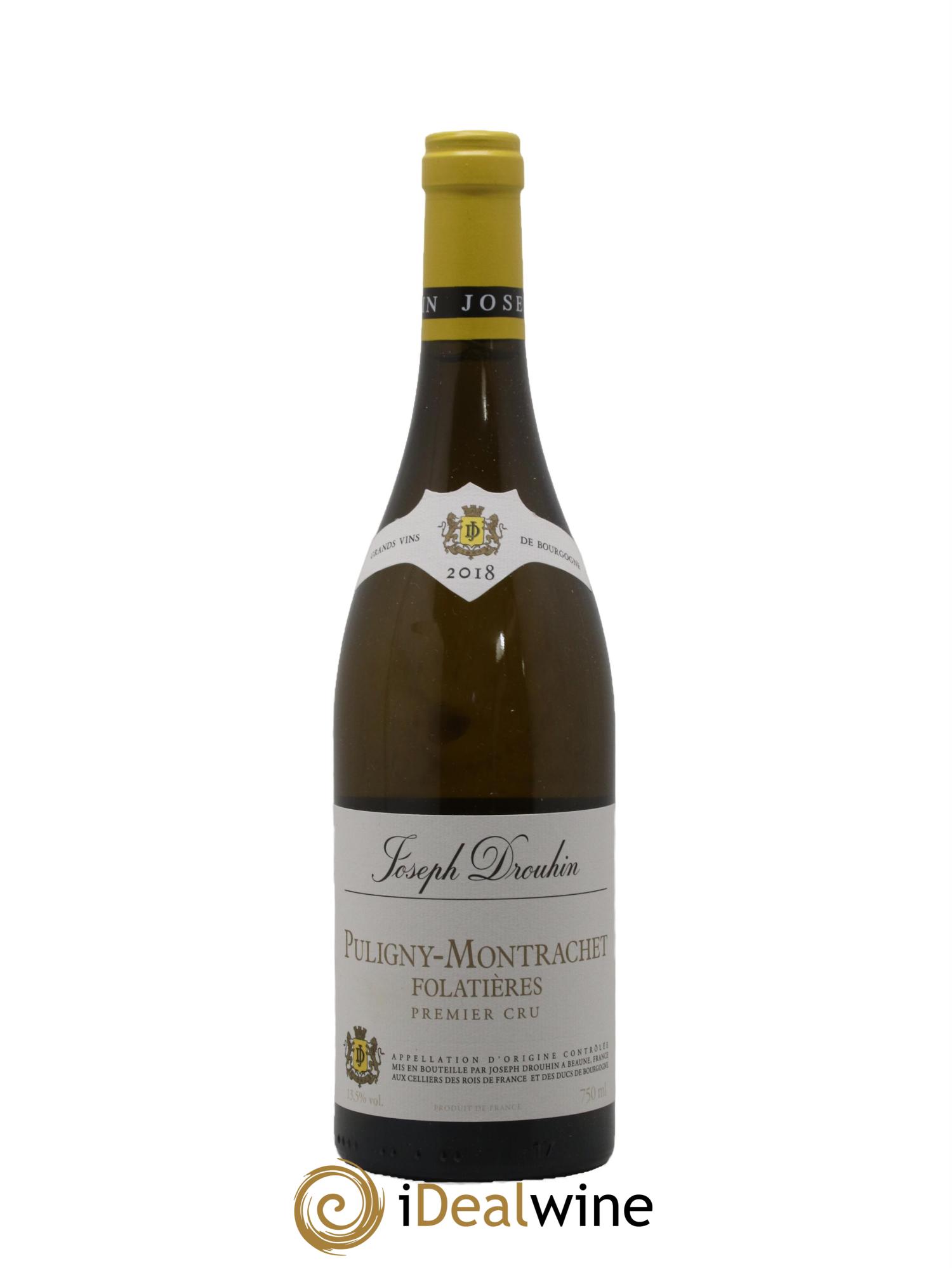 Puligny-Montrachet 1er Cru Folatières Joseph Drouhin 2018 - Posten von 1 Flasche - 0