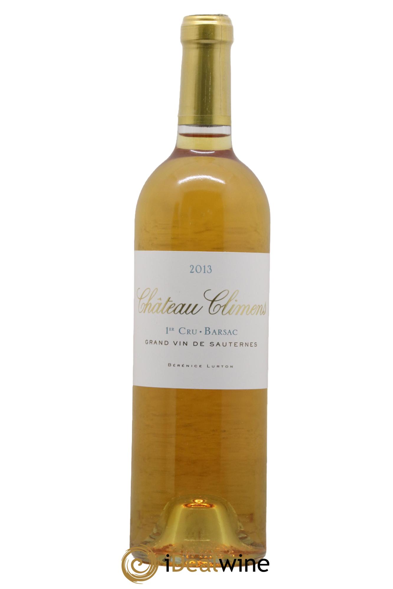 Château Climens 1er Grand Cru Classé 2013 - Lot de 1 bouteille - 0