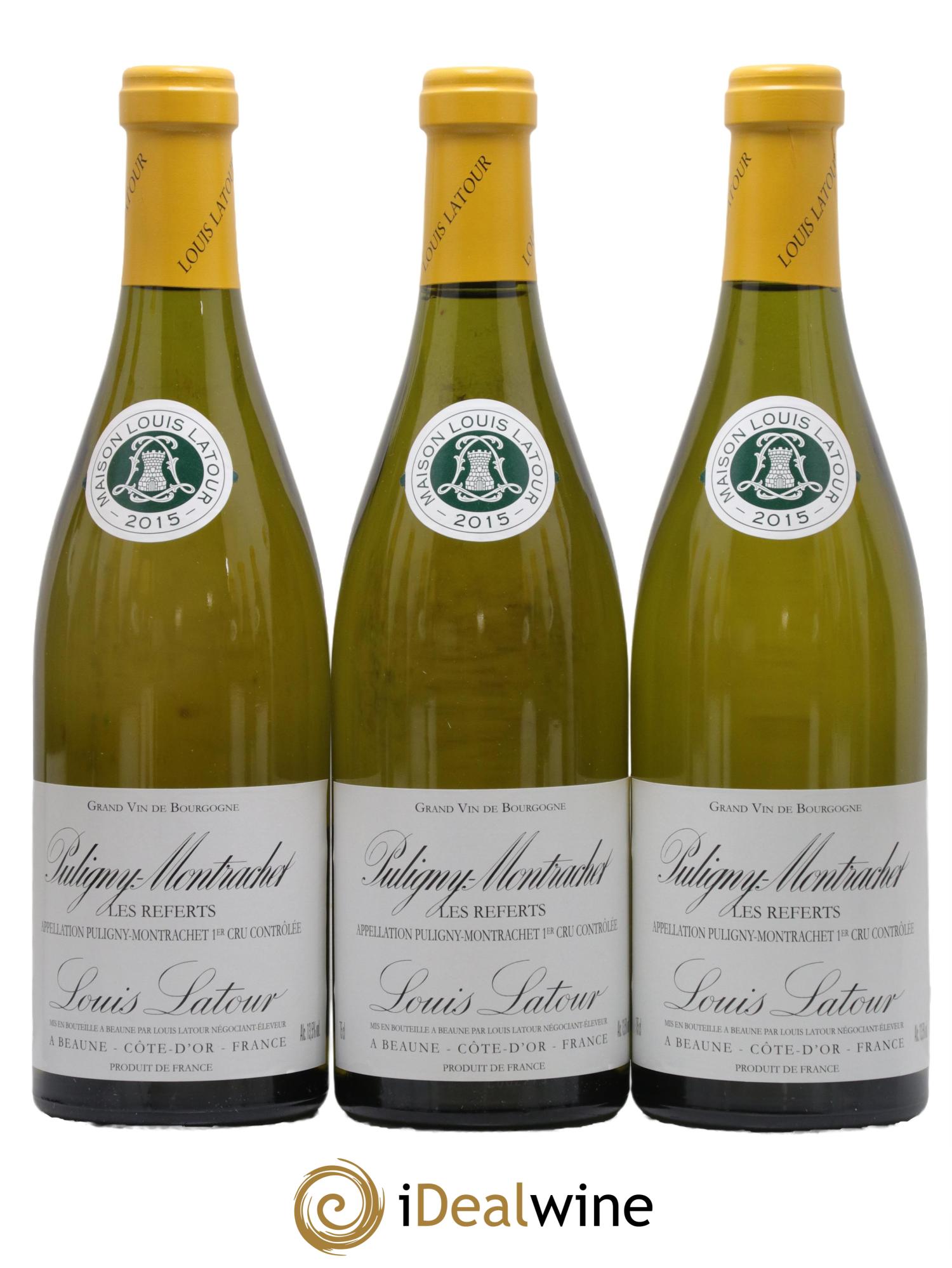 Puligny-Montrachet 1er Cru Les Referts Maison Louis Latour 2015 - Lotto di 12 bottiglie - 1