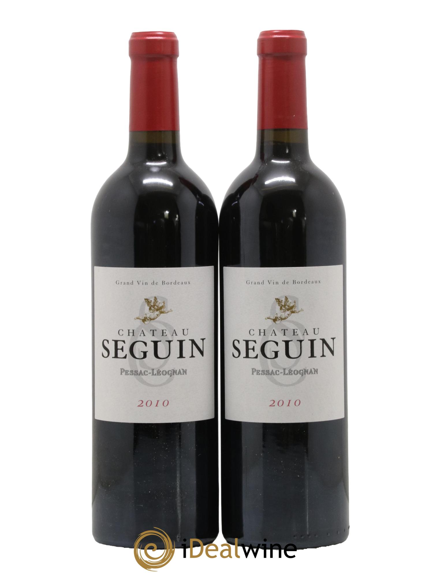 Pessac-Léognan Château Seguin 2010 - Lot de 2 bouteilles - 0