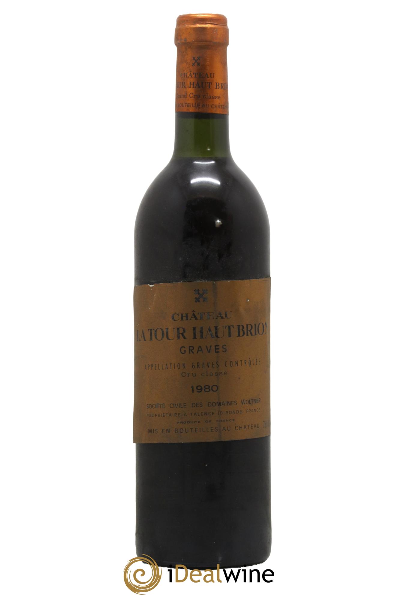 Château la Tour Haut-Brion Cru Classé de Graves 1980 - Lotto di 1 bottiglia - 0