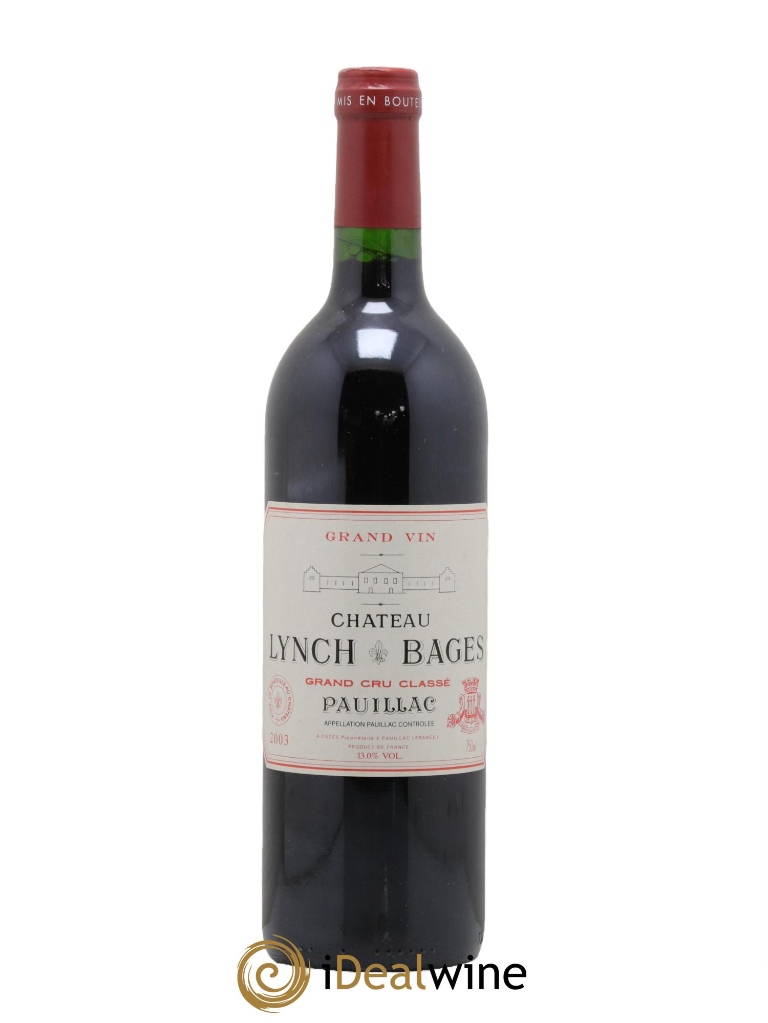 Château Lynch Bages 5ème Grand Cru Classé 2003 - Lot of 1 bottle - 0