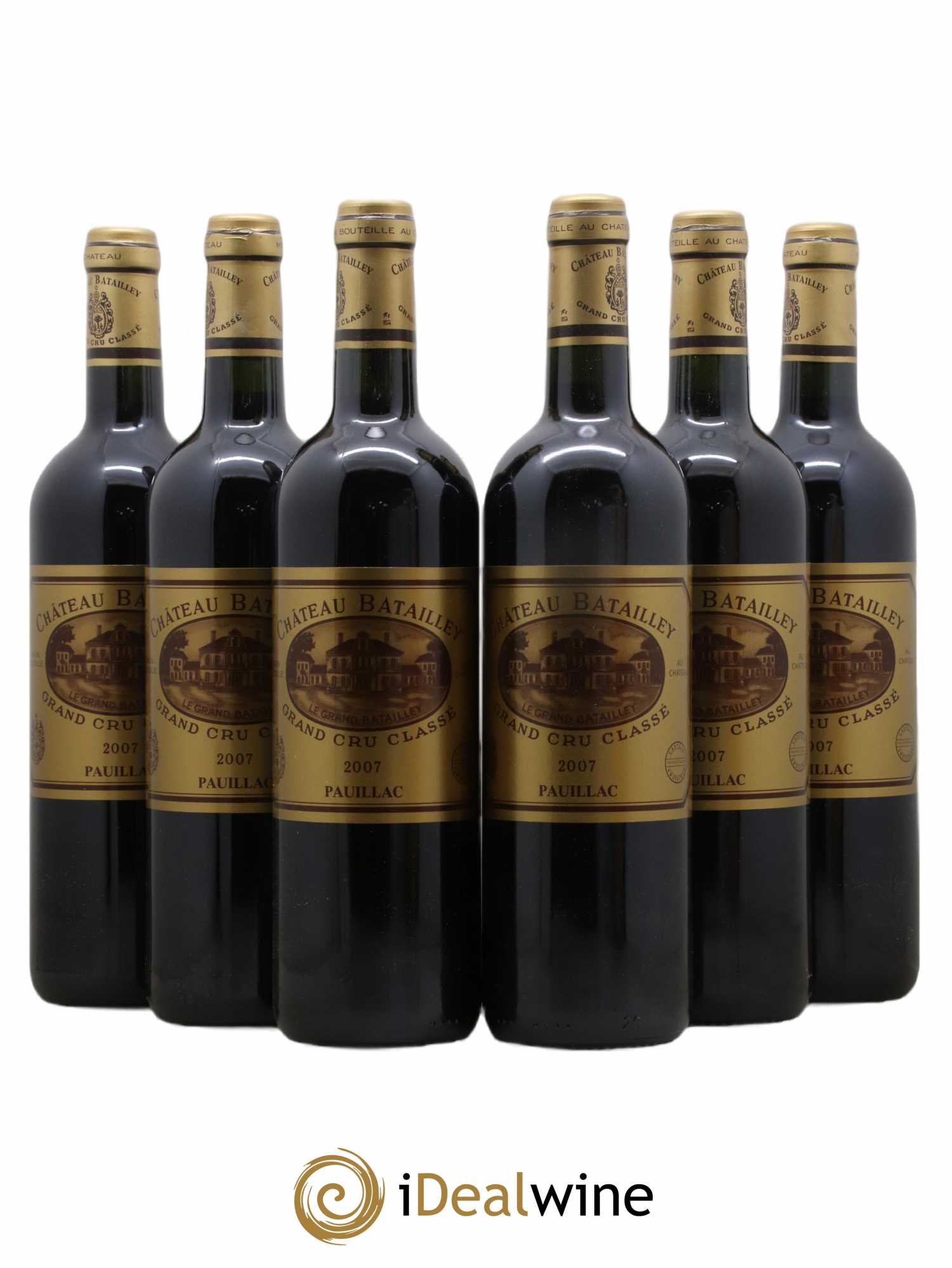 Château Batailley 5ème Grand Cru Classé  2007 - Lot de 6 bouteilles - 0