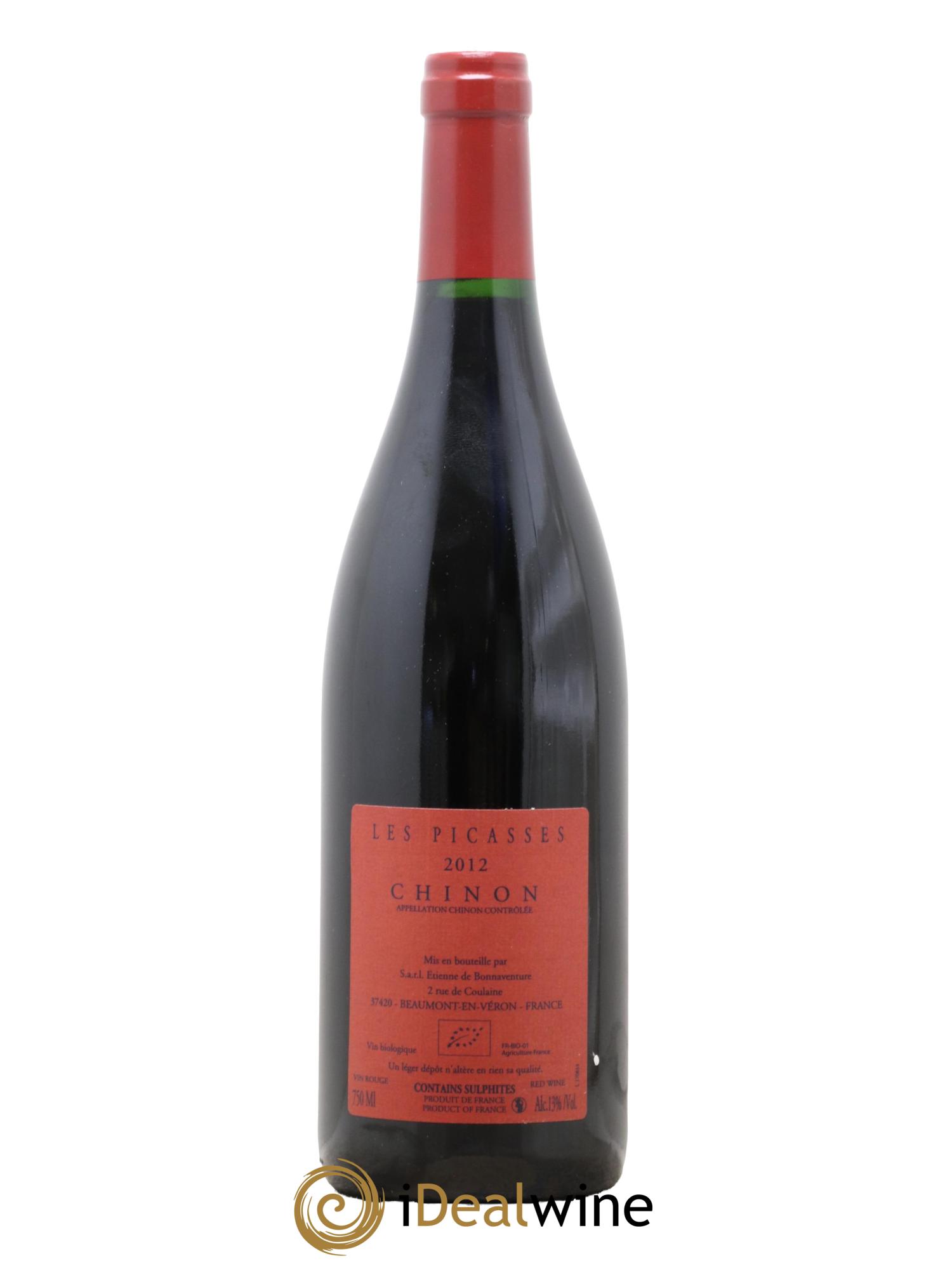 Chinon Les Picasses Château de Coulaine 2012 - Lotto di 1 bottiglia - 1