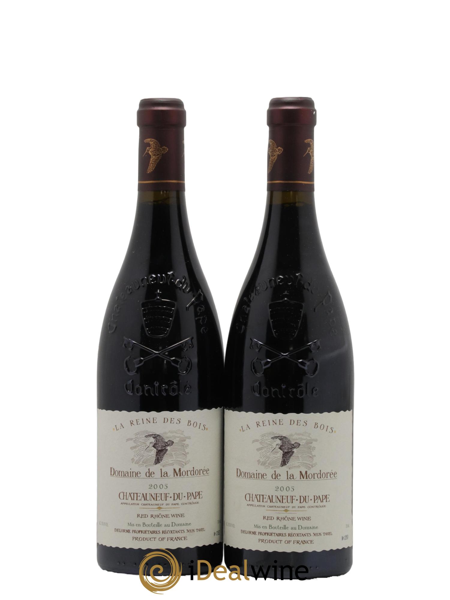 Châteauneuf-du-Pape  Cuvée de la Reine des Bois La Mordorée (Domaine de) 2005 - Lot de 2 bouteilles - 0