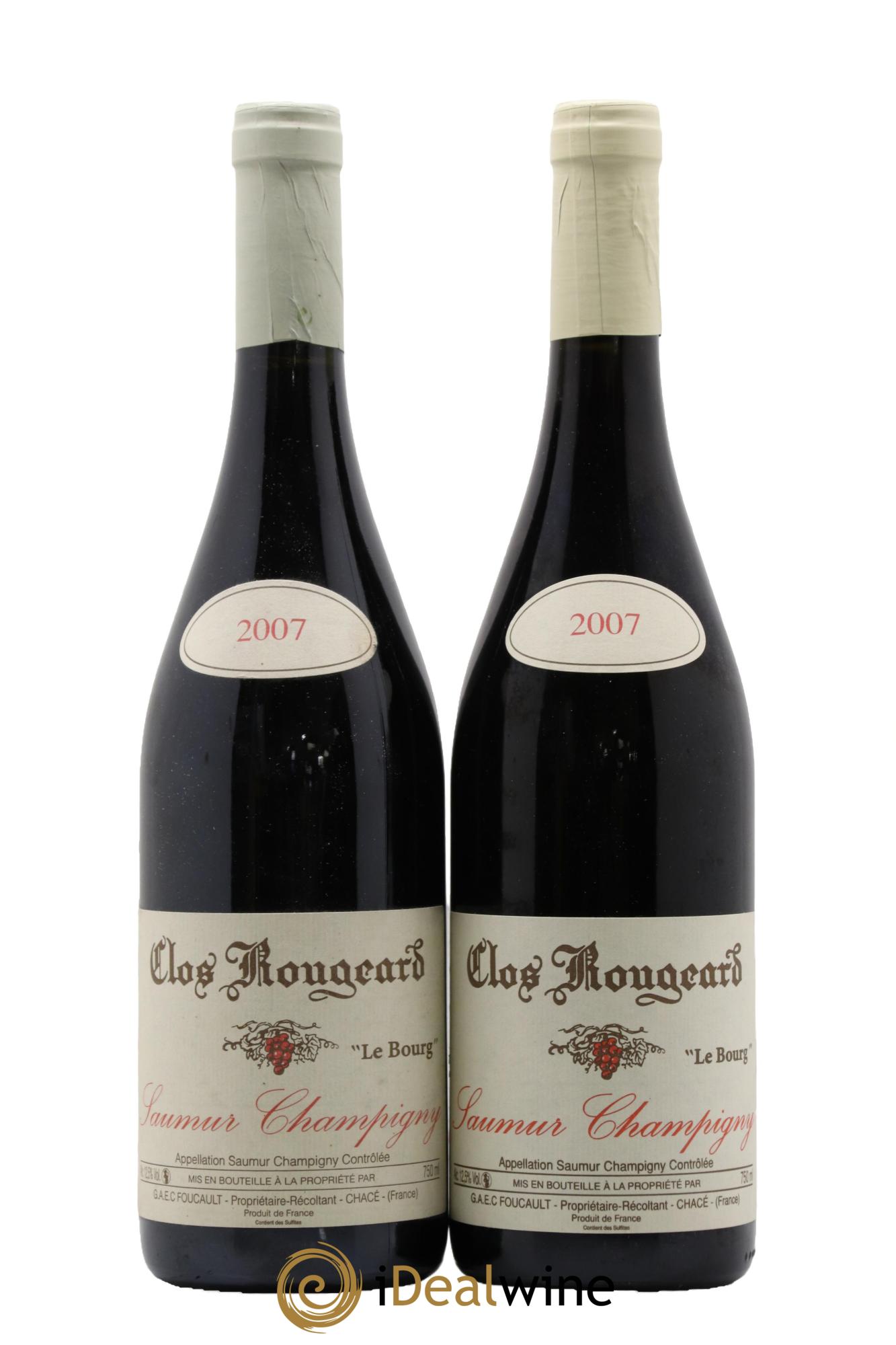 Saumur-Champigny Le Bourg Clos Rougeard 2007 - Lot of 2 bottles - 0