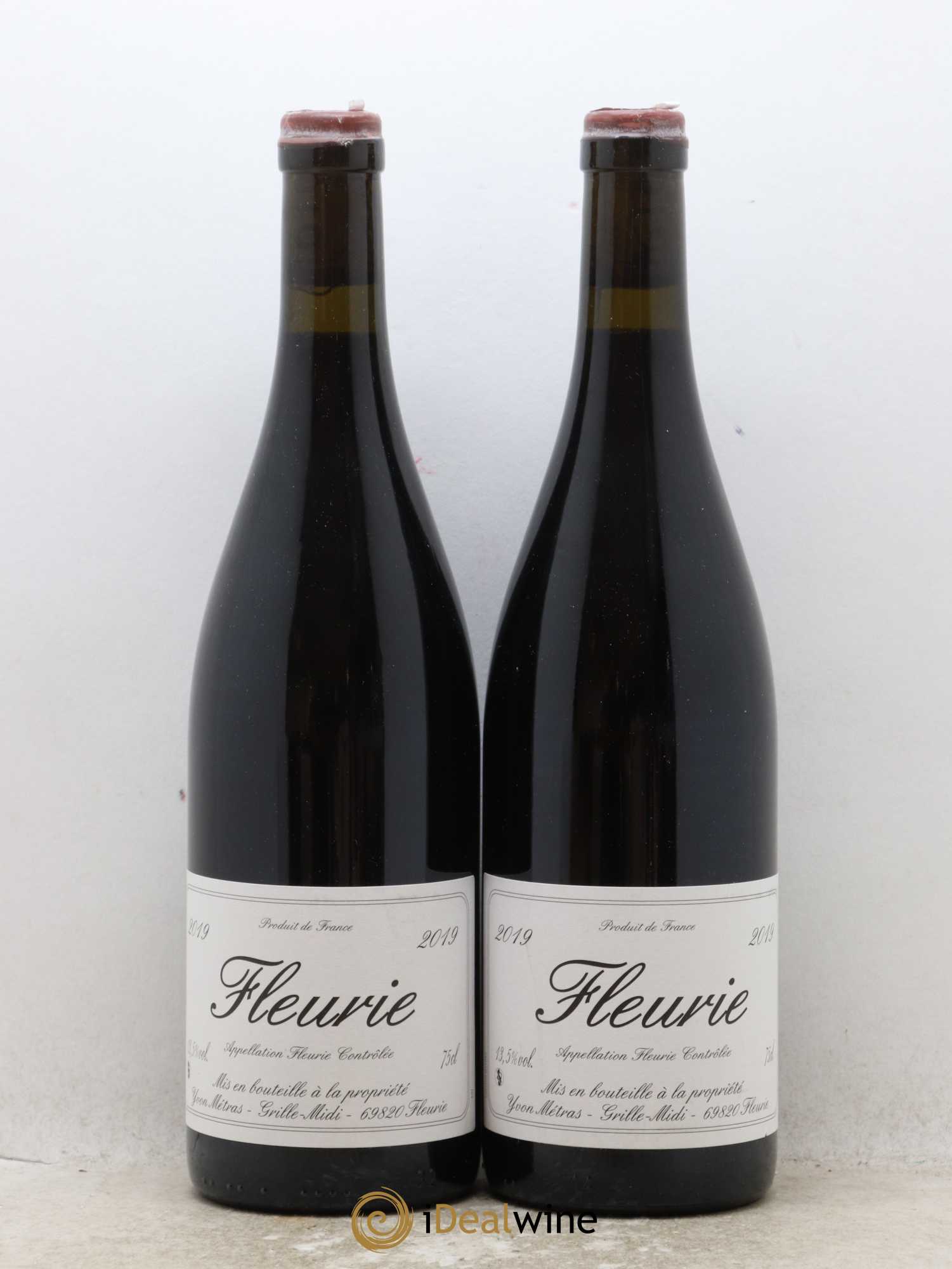 Fleurie Yvon Métras  2019 - Lot of 2 bottles - 0