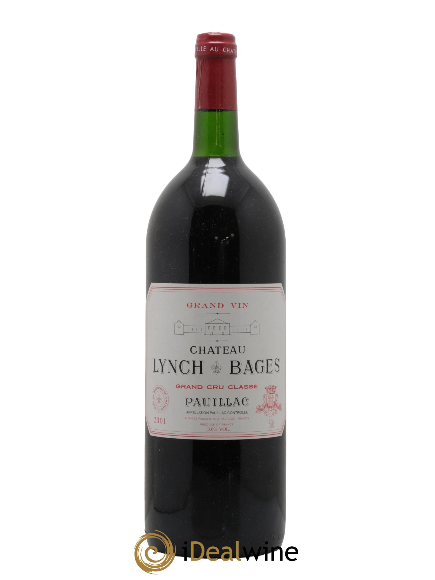 Château Lynch Bages 5ème Grand Cru Classé 2001 - Lot of 1 magnum - 0