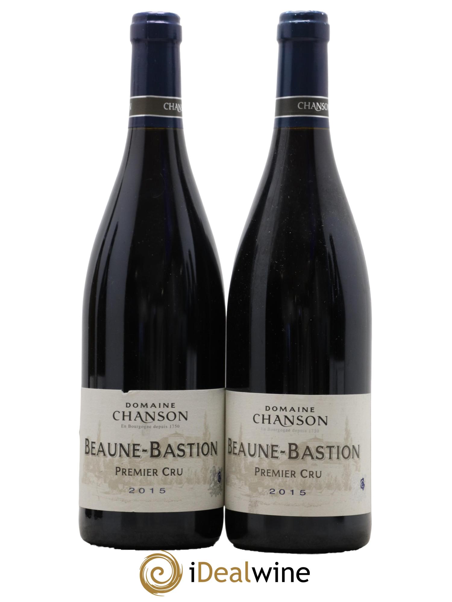 Beaune 1er Cru Bastion Domaine Chanson 2015 - Lot de 2 bouteilles - 0