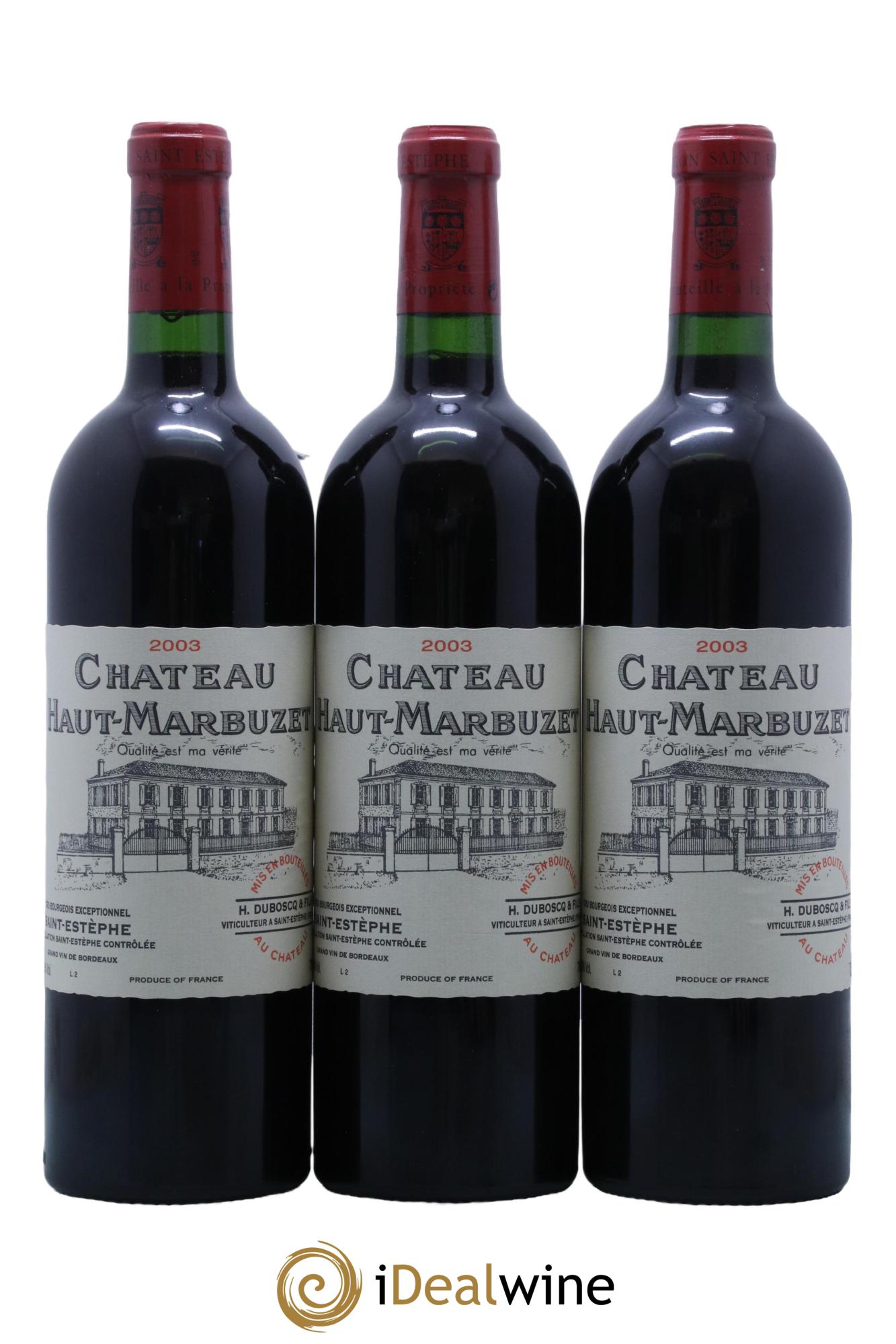 Château Haut Marbuzet  2003 - Posten von 12 Flaschen - 4