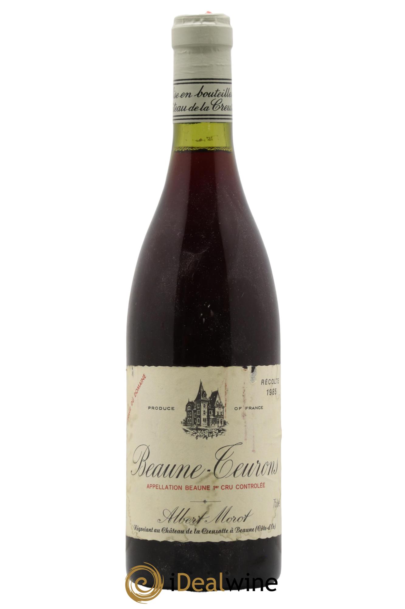 Beaune 1er Cru Les Teurons Domaine Albert Morot 1985 - Lotto di 1 bottiglia - 0