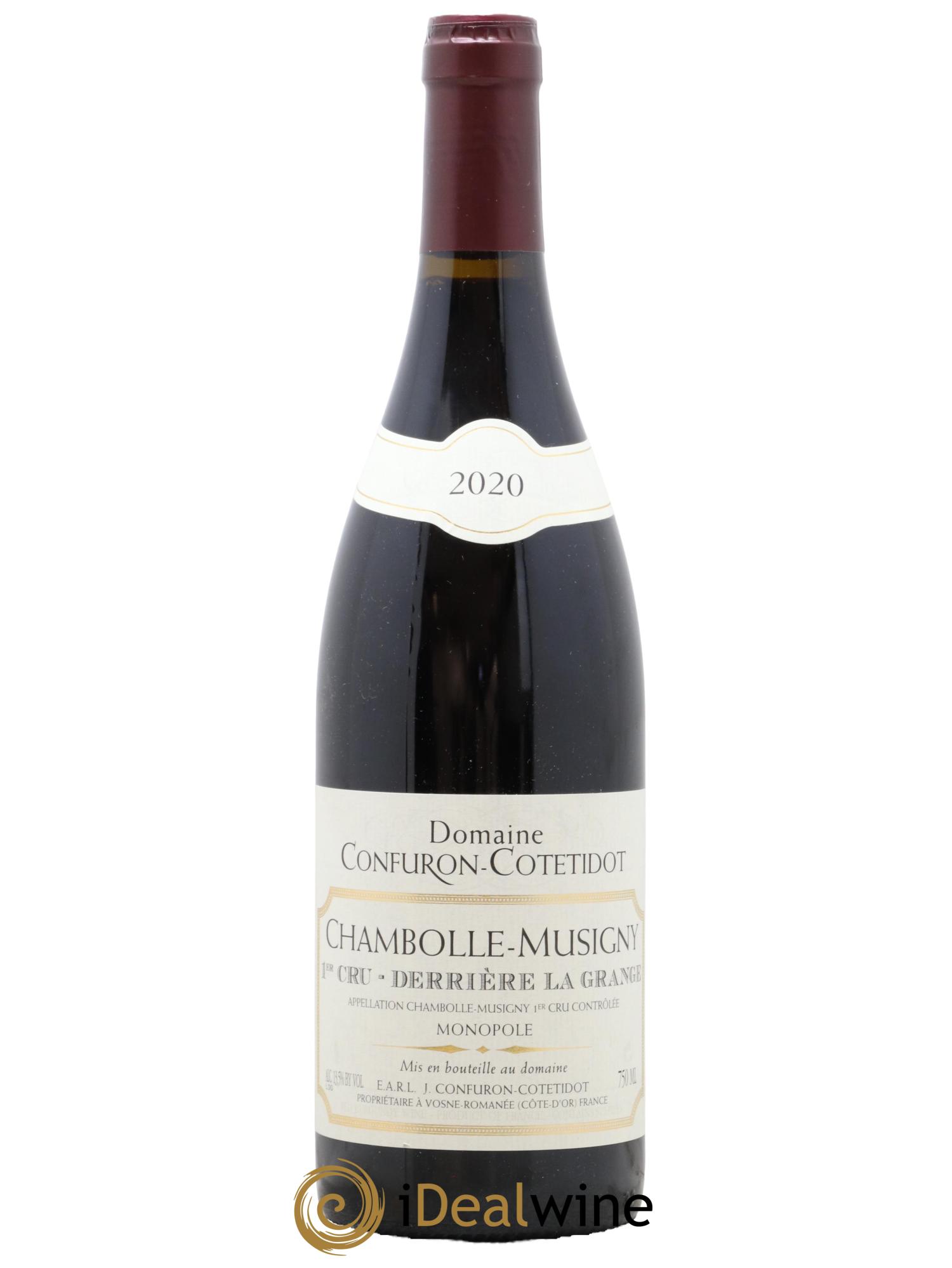 Chambolle-Musigny 1er Cru Derrière la Grange Confuron-Cotetidot 2020 - Posten von 1 Flasche - 0