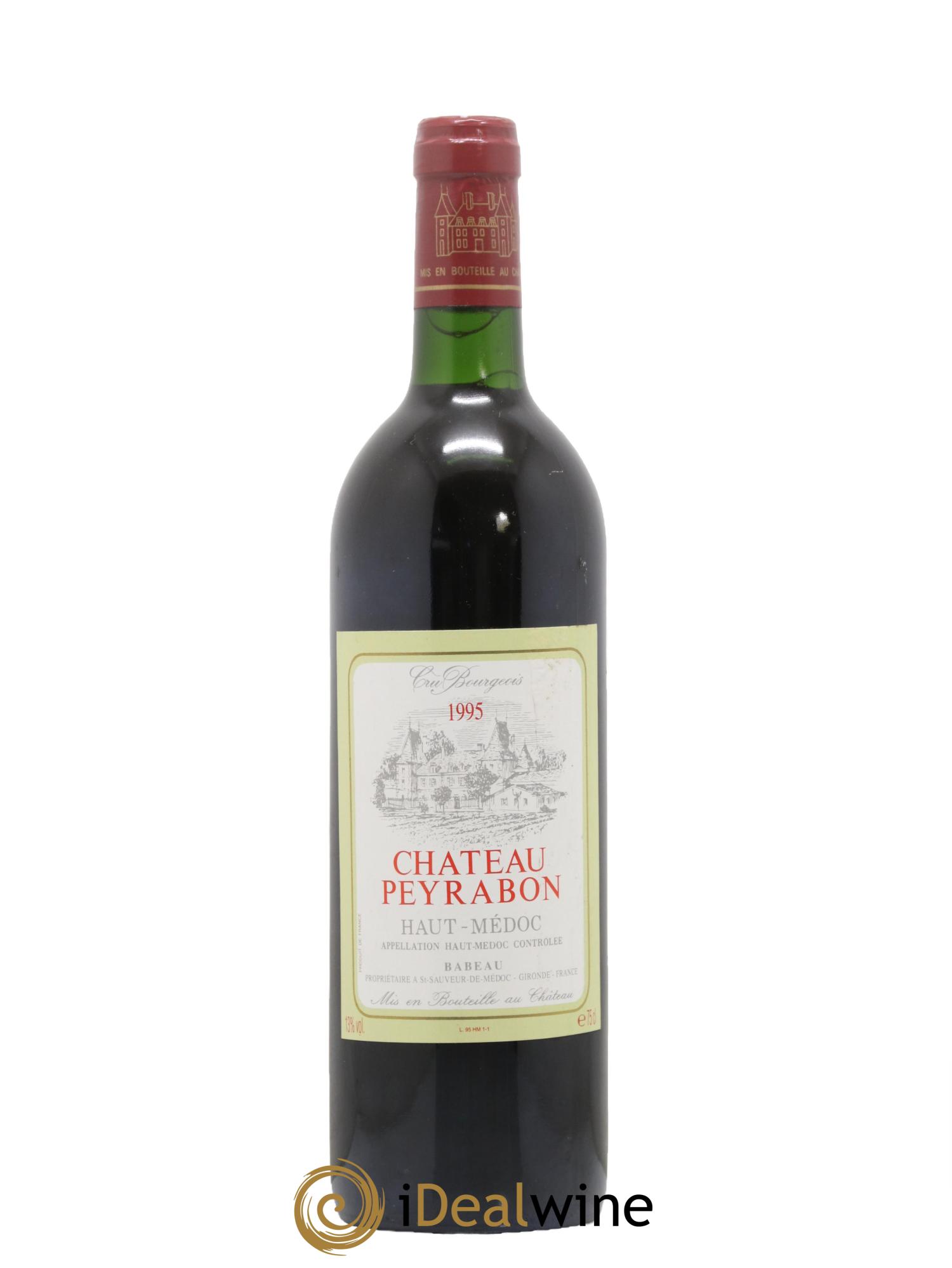 Château Peyrabon Cru Bourgeois 1995 - Lot de 1 bouteille - 0