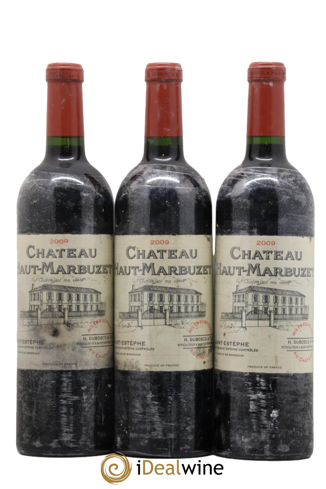 Château Haut Marbuzet 2009 - Posten von 3 Flaschen - 0