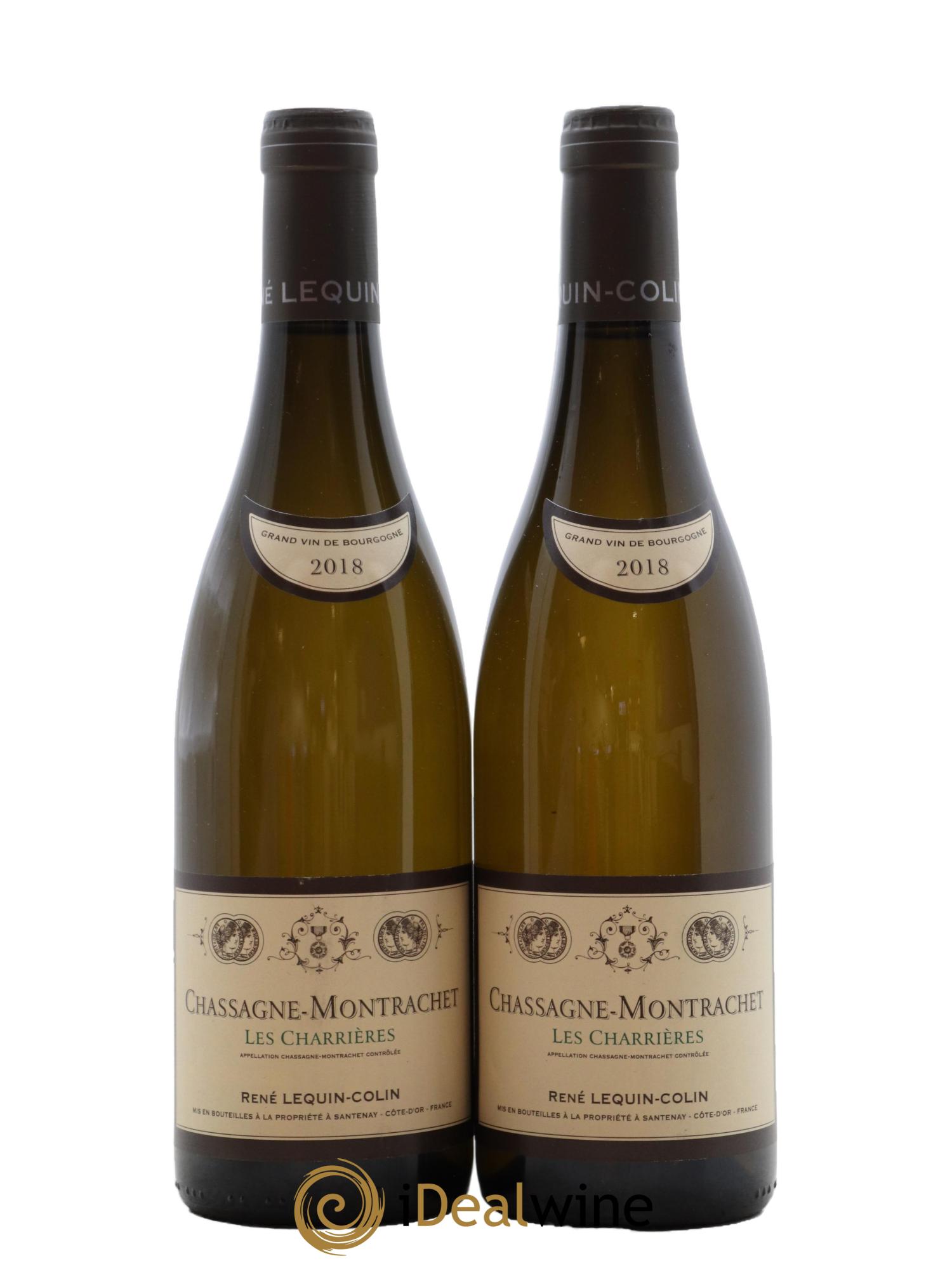 Chassagne-Montrachet Les Charrières René Lequin-Colin 2018 - Lot of 2 bottles - 0