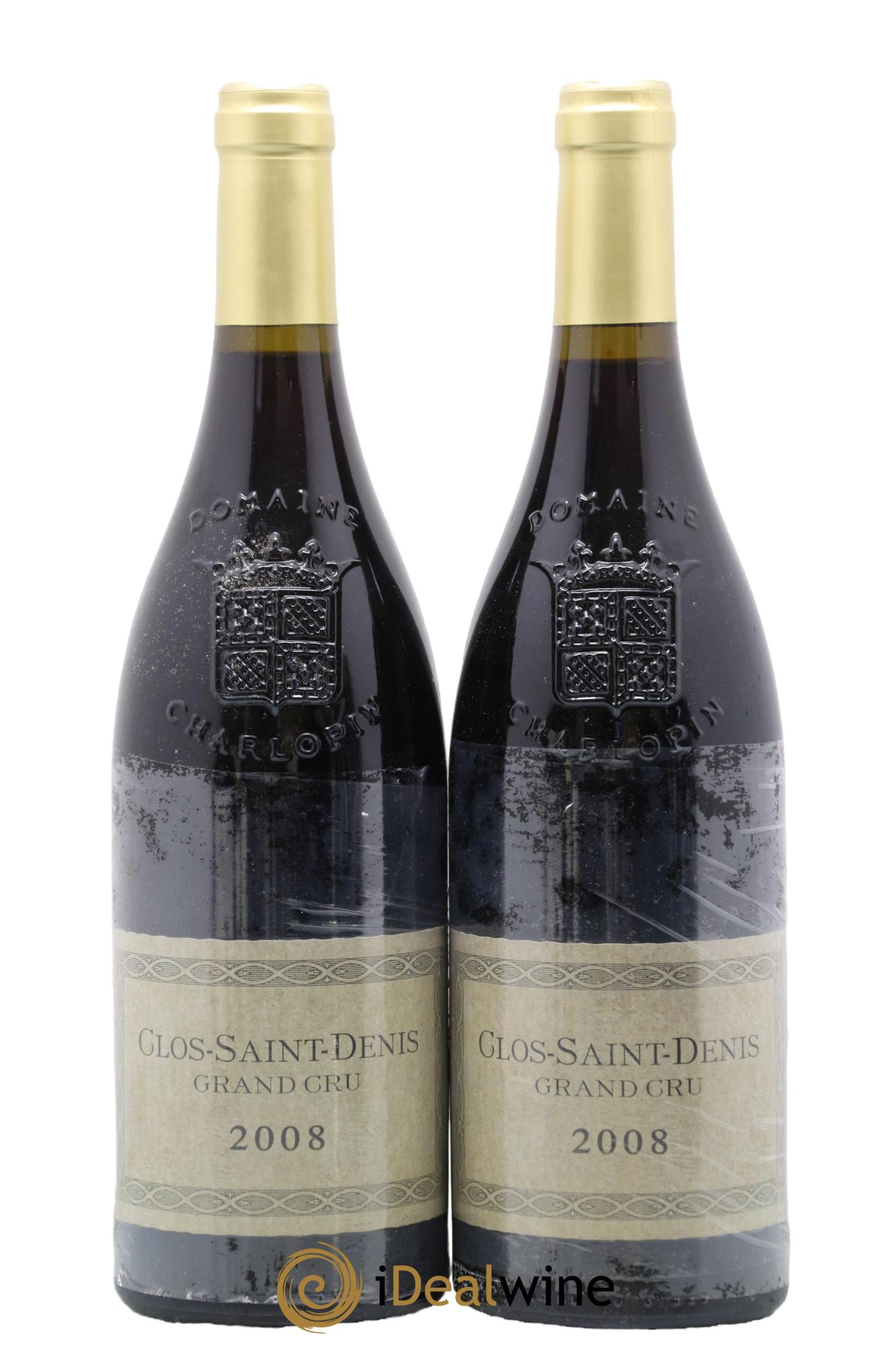 Clos Saint-Denis Grand Cru Charlopin-Parizot  2008 - Lot de 2 bouteilles - 0