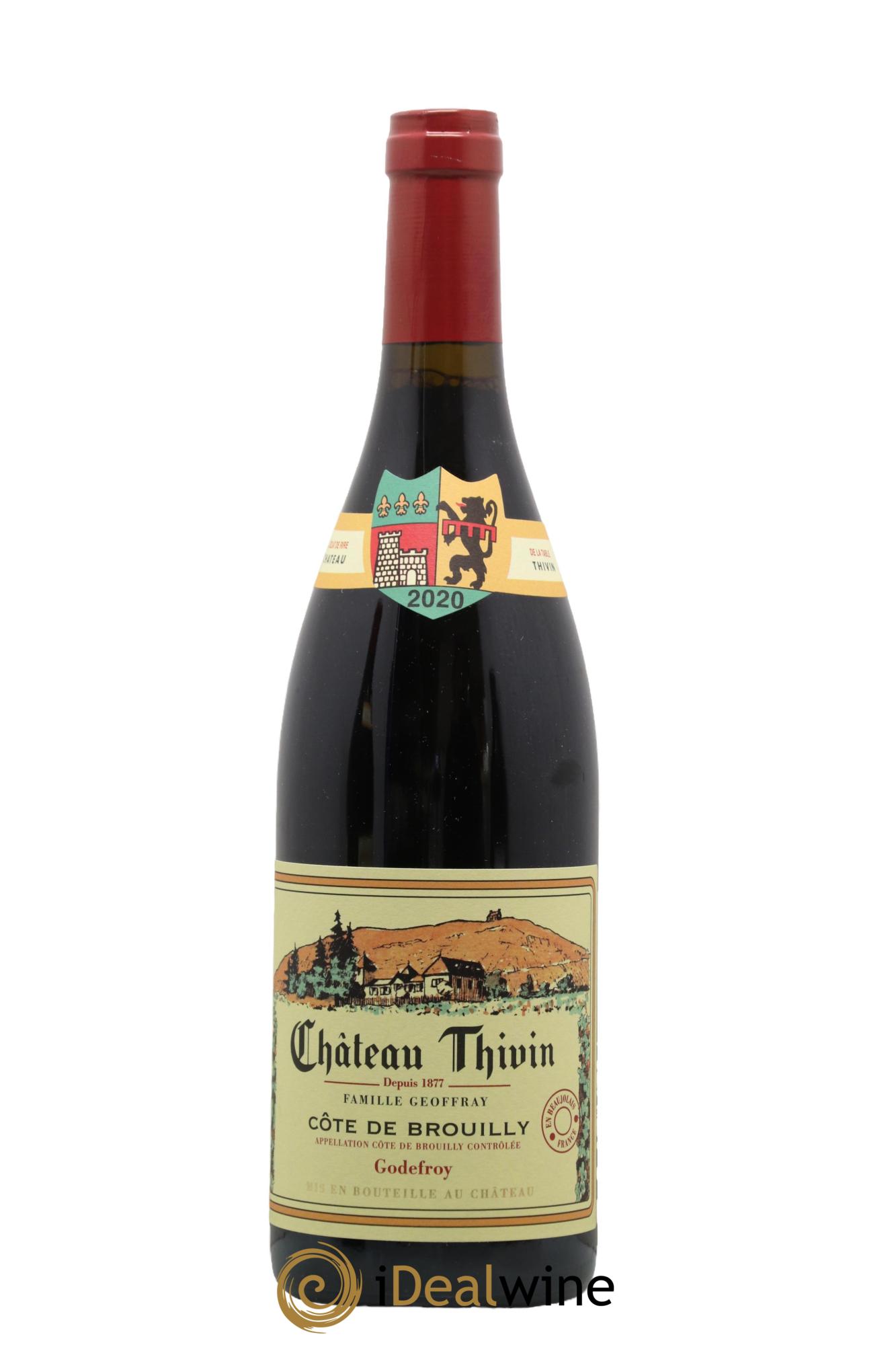 Côte de Brouilly Cuvée Godefroy Château Thivin 2020 - Lotto di 1 bottiglia - 0