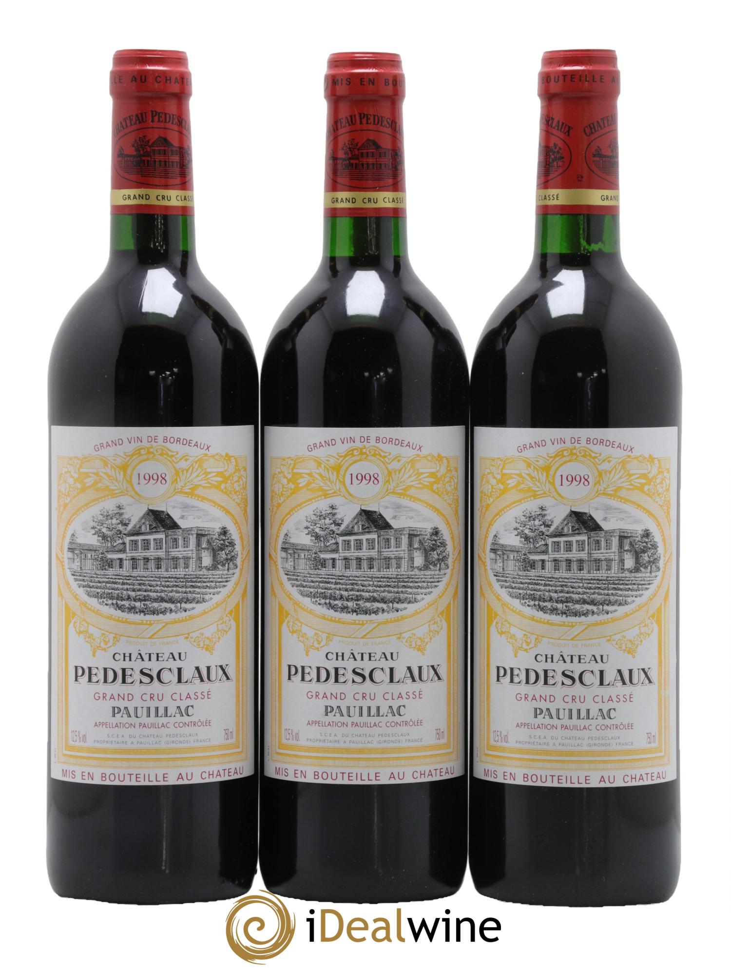 Château Pedesclaux 5ème Grand Cru Classé 1998 - Posten von 12 Flaschen - 3