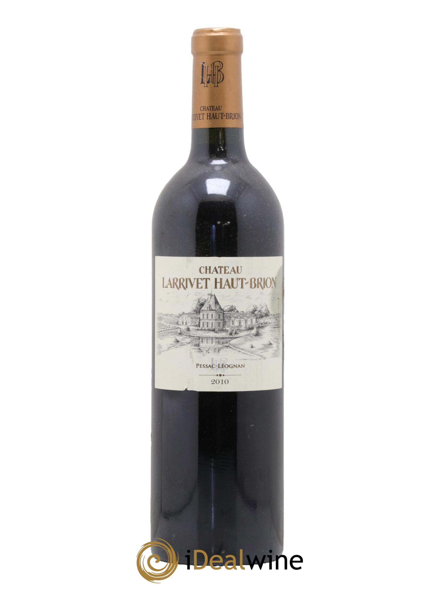 Château Larrivet Haut-Brion 2010 - Lot de 1 bouteille - 0