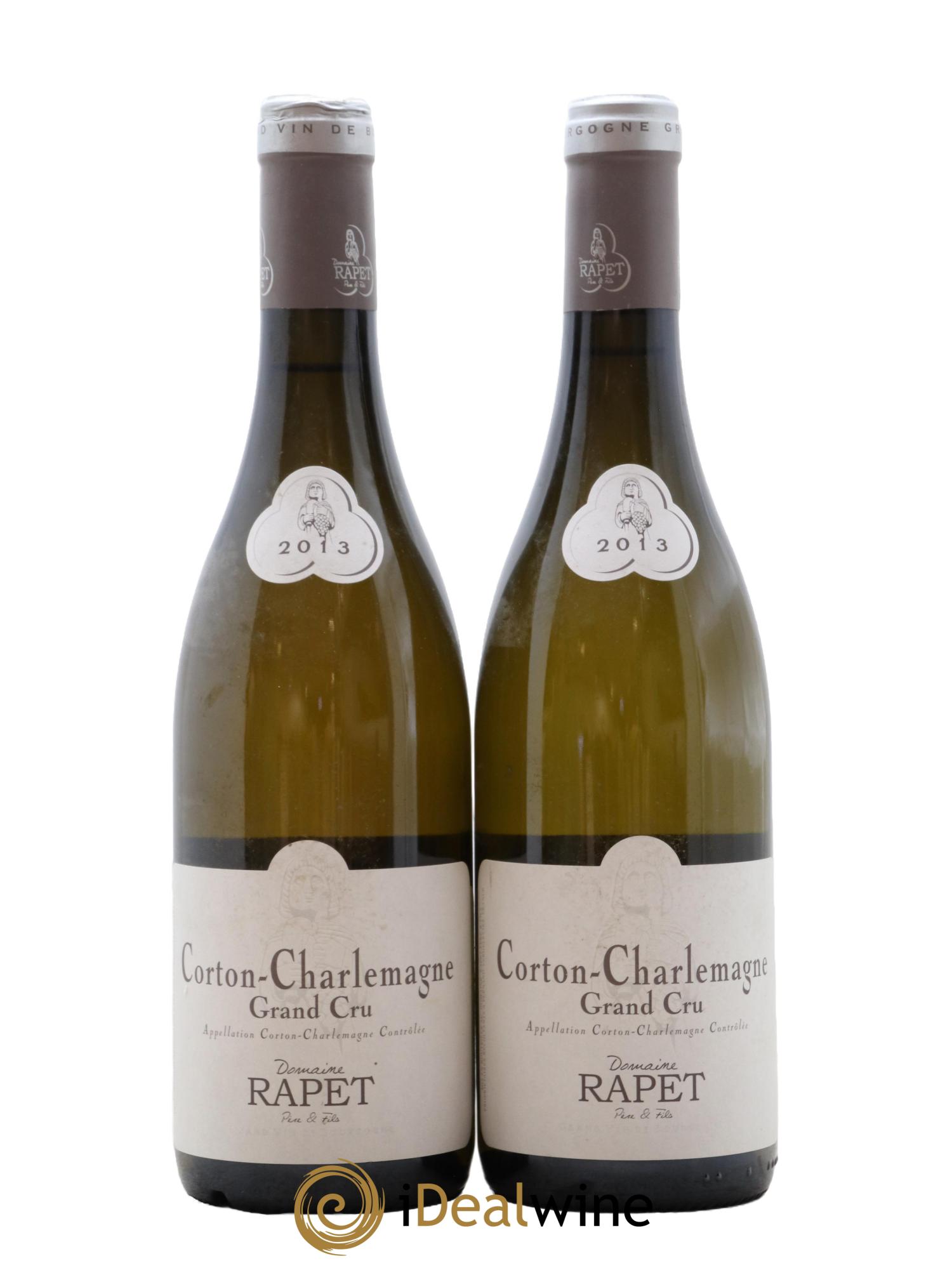 Corton-Charlemagne Grand Cru Rapet Père & Fils 2013 - Lotto di 2 bottiglie - 0