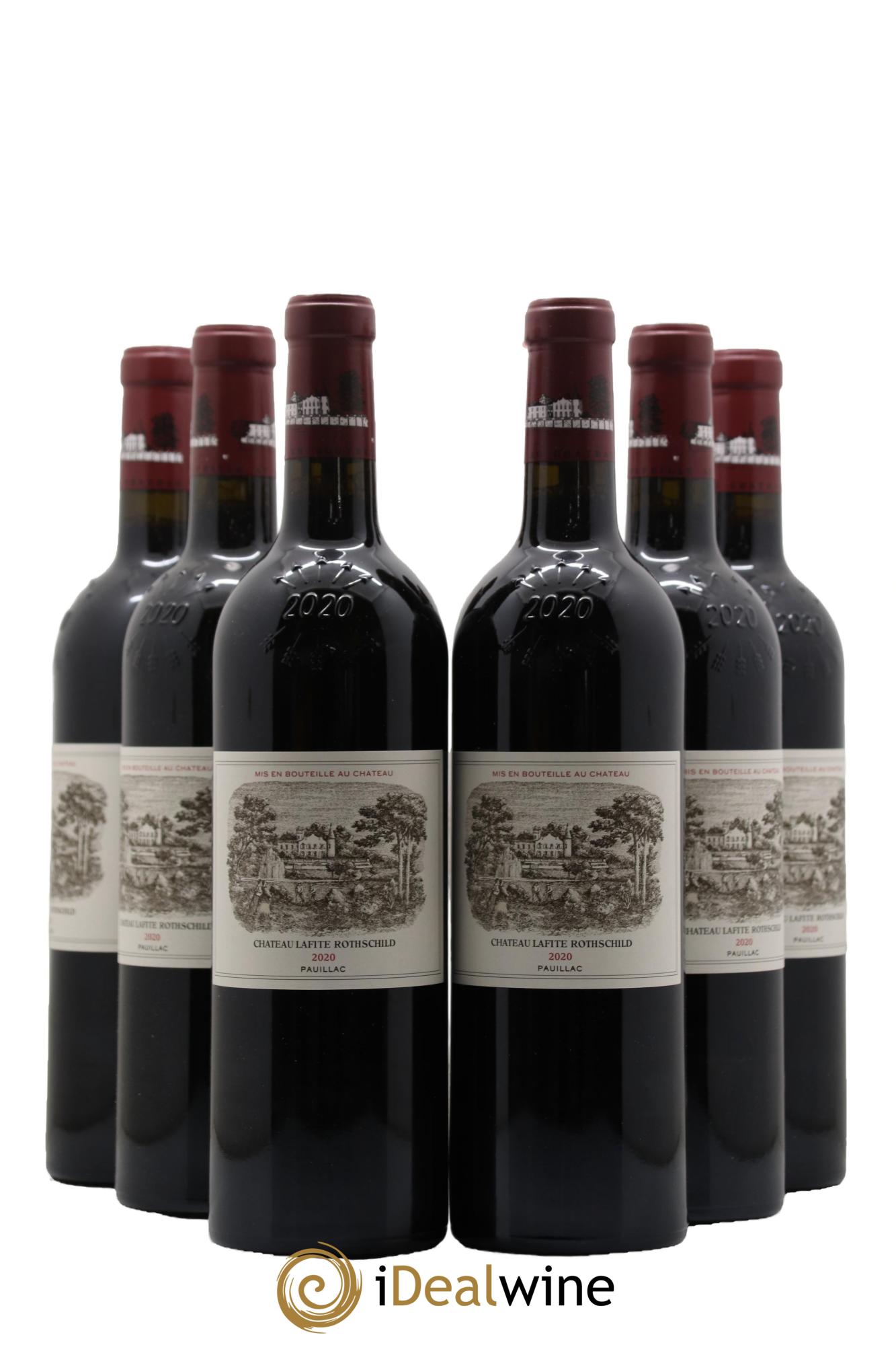 Château Lafite Rothschild 1er Grand Cru Classé 2020 - Lotto di 6 bottiglie - 0