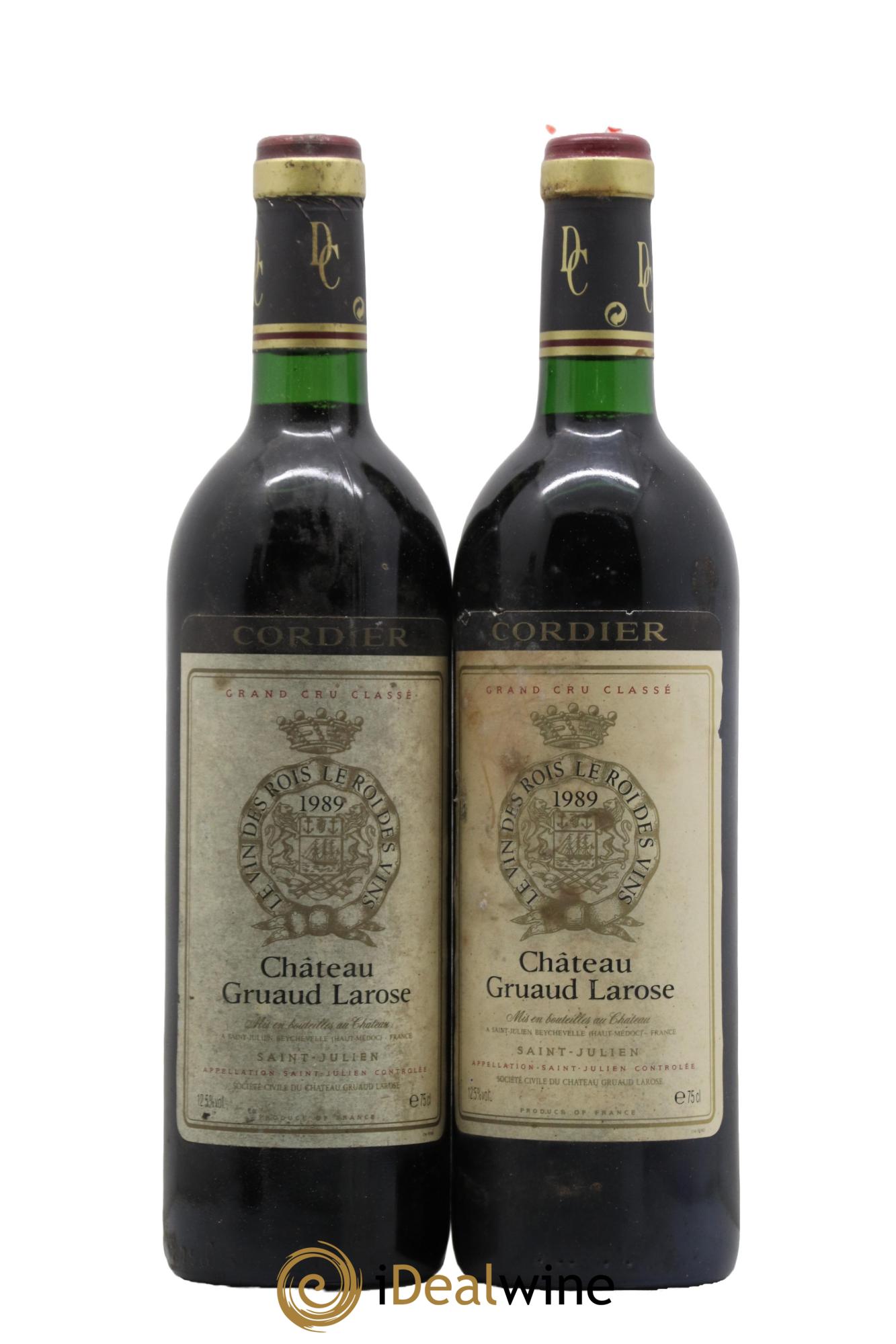 Château Gruaud Larose 2ème Grand Cru Classé 1989 - Lot of 2 bottles - 0