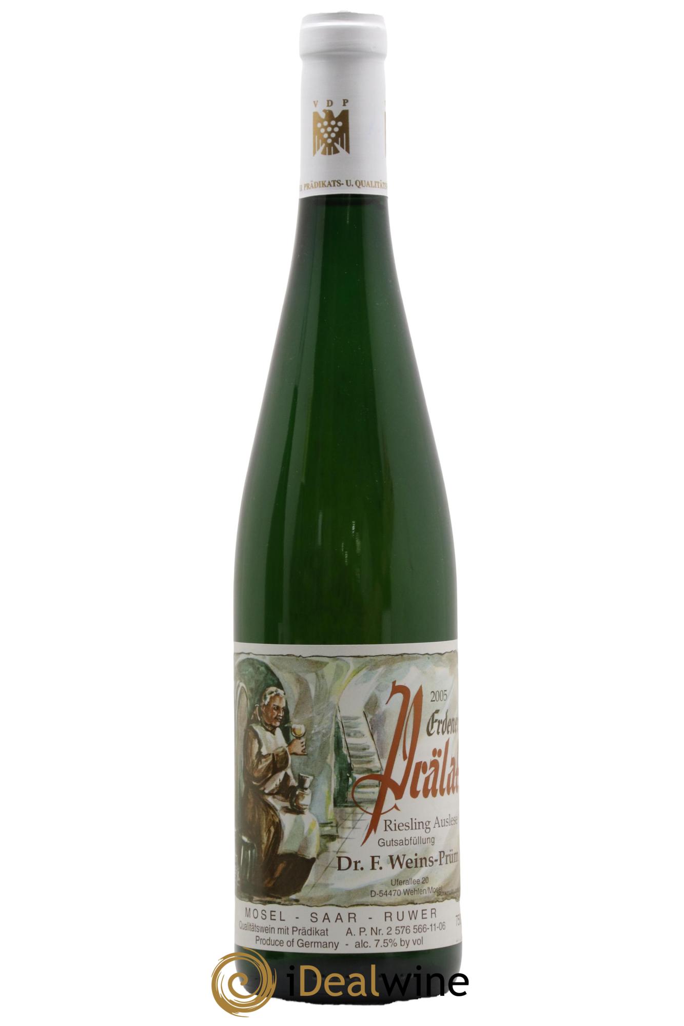 Allemagne Mosel-Saar Riesling Erdener Prälat Auslese Dr. F. Weins-Prüm 2005 - Lotto di 1 bottiglia - 0