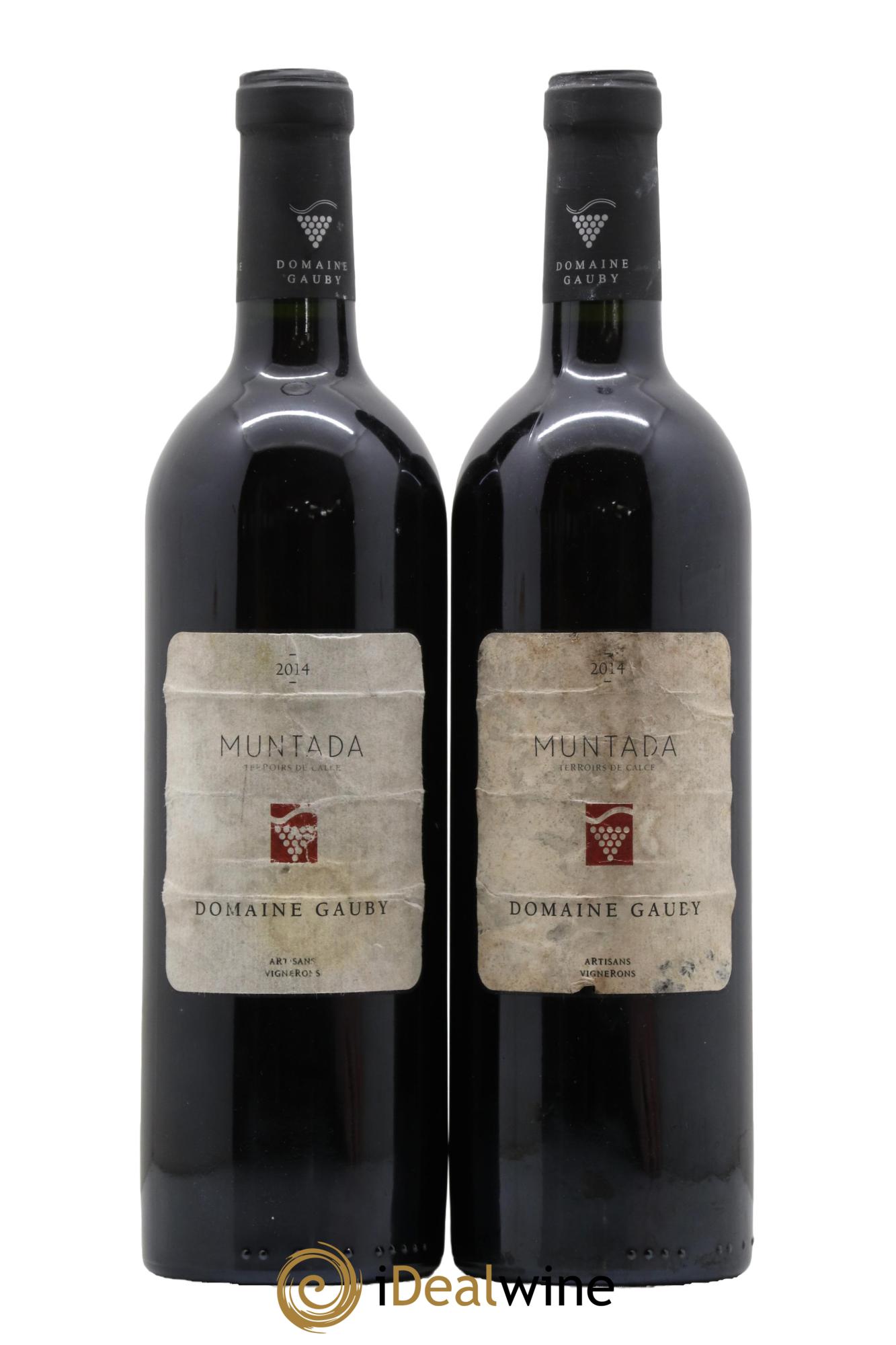 Côtes Catalanes (anciennement Côtes du Roussillon Villages) La Muntada Gauby (Domaine) 2014 - Lot of 2 bottles - 0