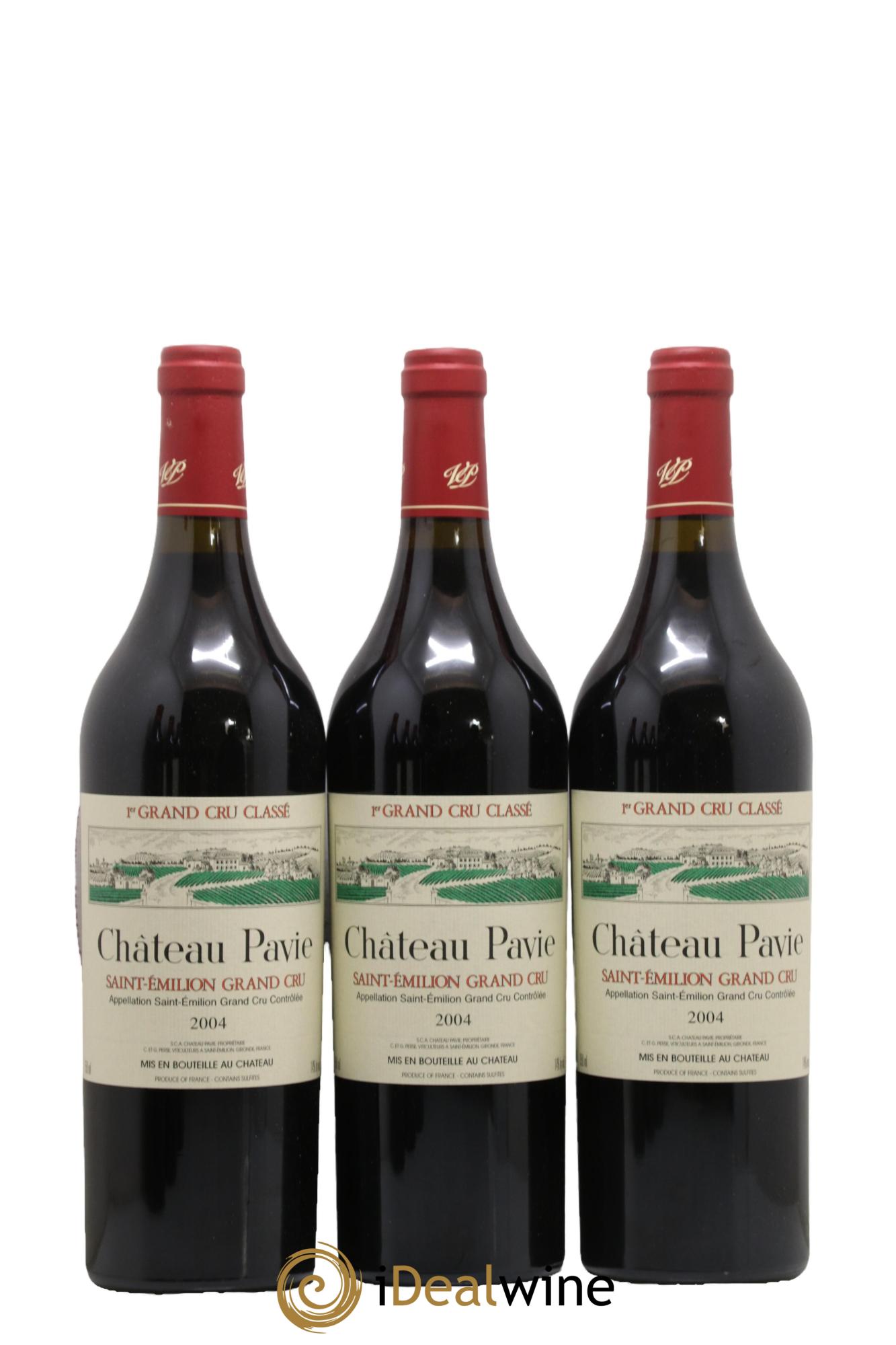 Château Pavie 1er Grand Cru Classé A 2004 - Lotto di 6 bottiglie - 1